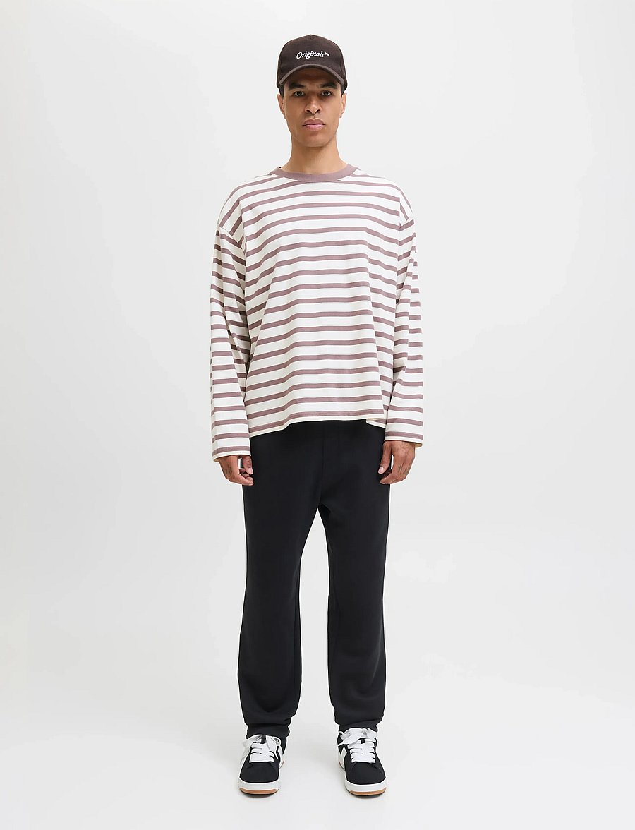 Jack & Jones - JPSTKANE BRADLEY UNCUFFED SWT PANTS NOOS - nos éditoriaux - black - 4