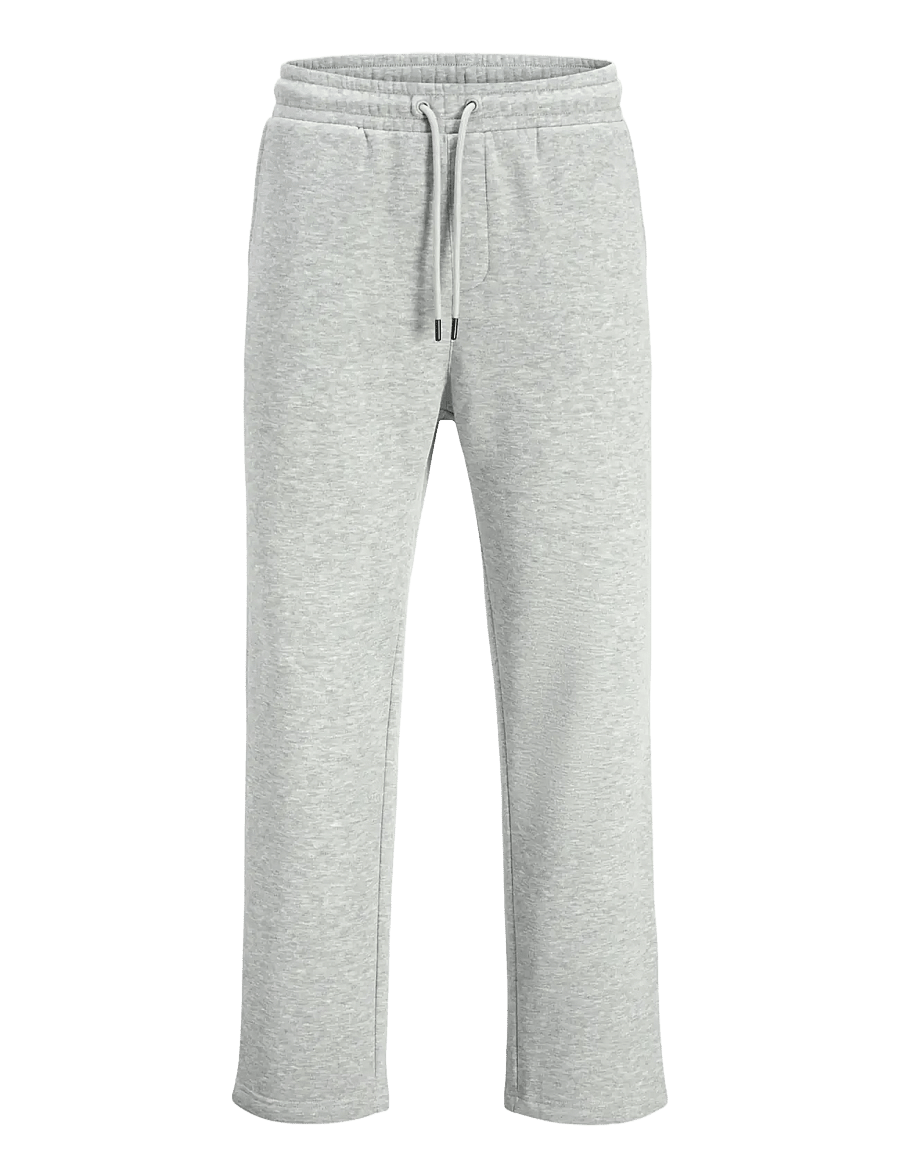 Jack & Jones - JPSTKANE BRADLEY UNCUFFED SWT PANTS NOOS - collections - light grey melange - 1