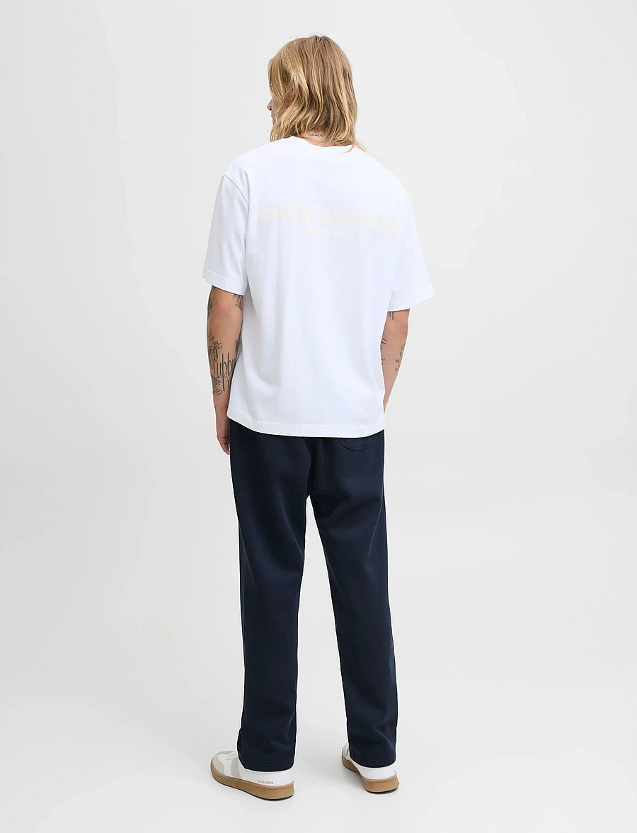 Jack & Jones - JPSTKANE BRADLEY UNCUFFED SWT PANTS NOOS - mallistot - navy blazer - 3