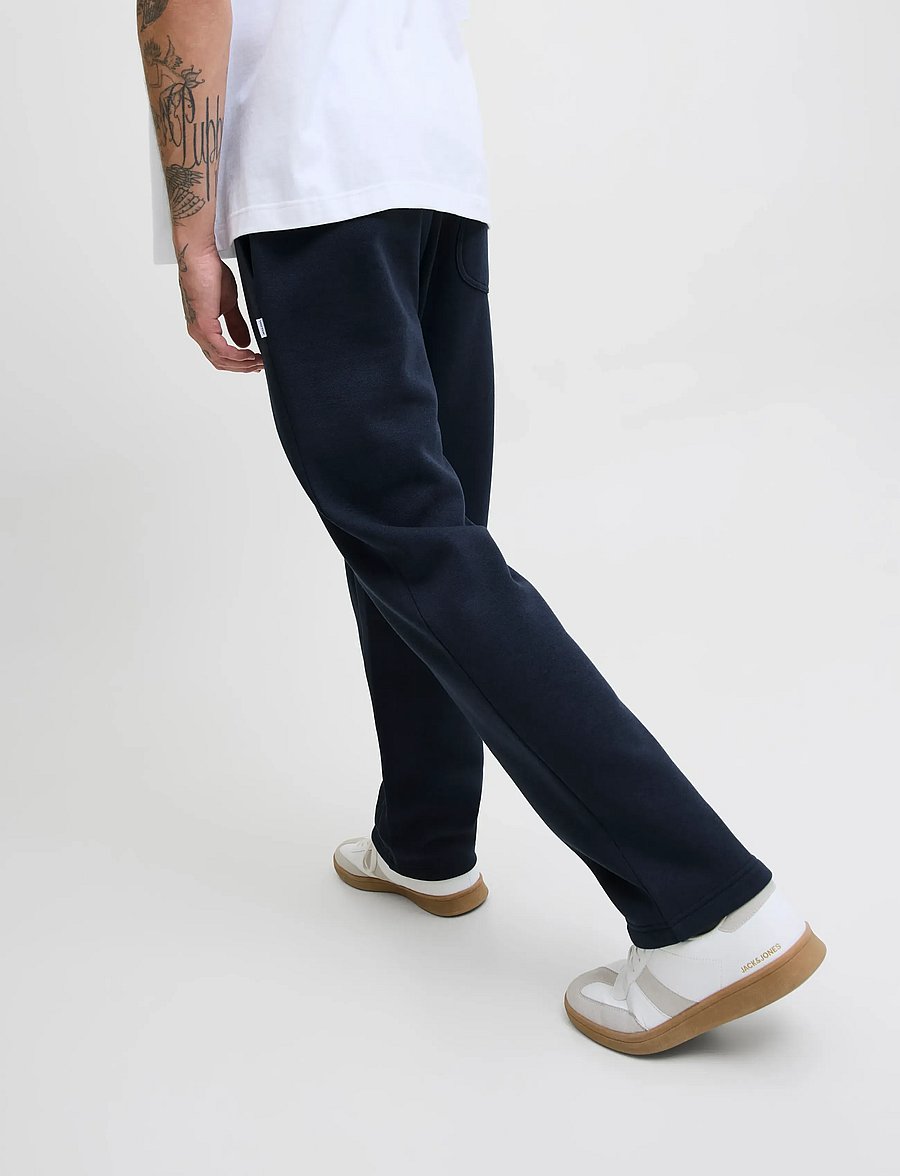 Jack & Jones - JPSTKANE BRADLEY UNCUFFED SWT PANTS NOOS - mallistot - navy blazer - 4