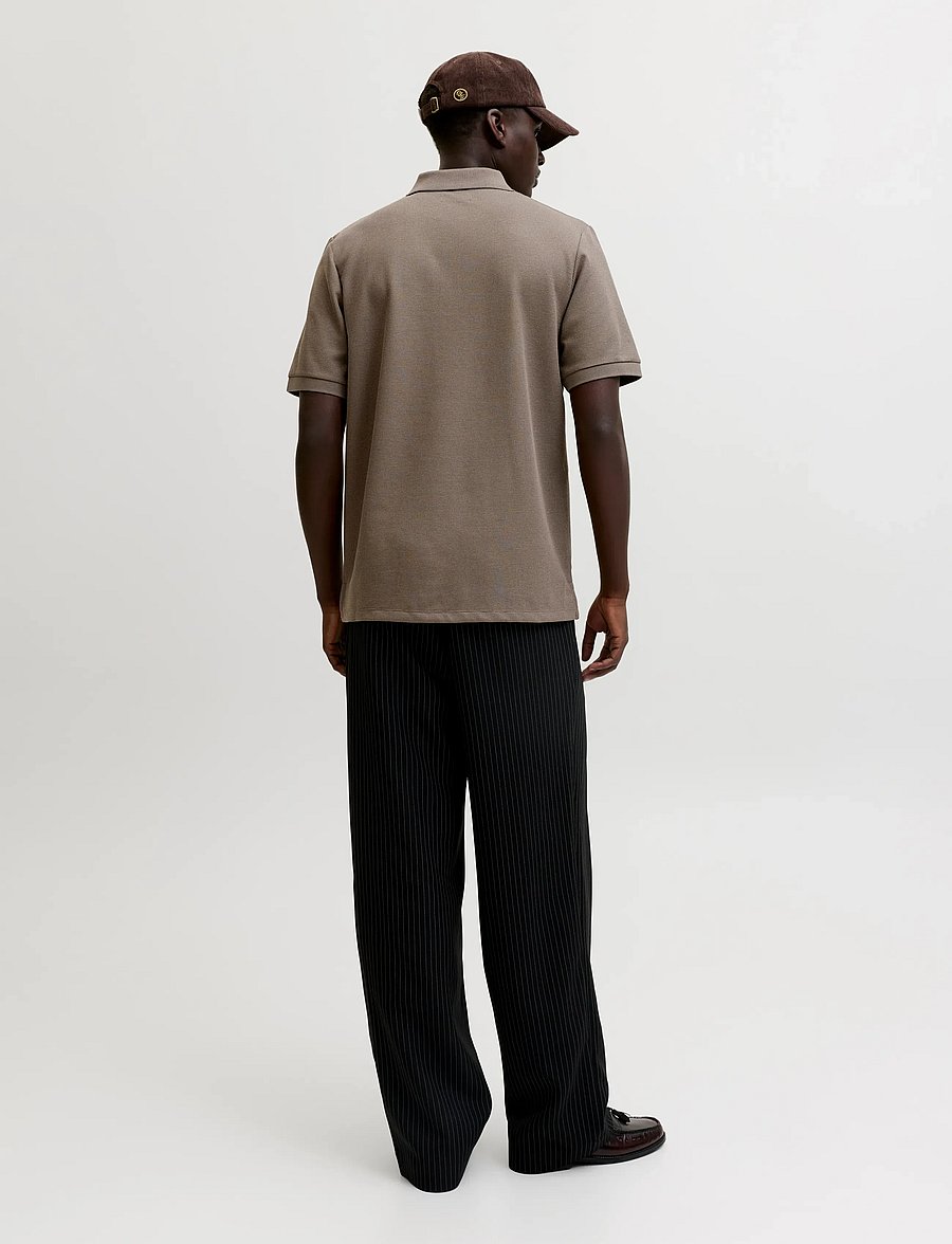 Jack & Jones - JJEAUSTIN ZIP POLO SS NOOS - short-sleeved polos - falcon - 2