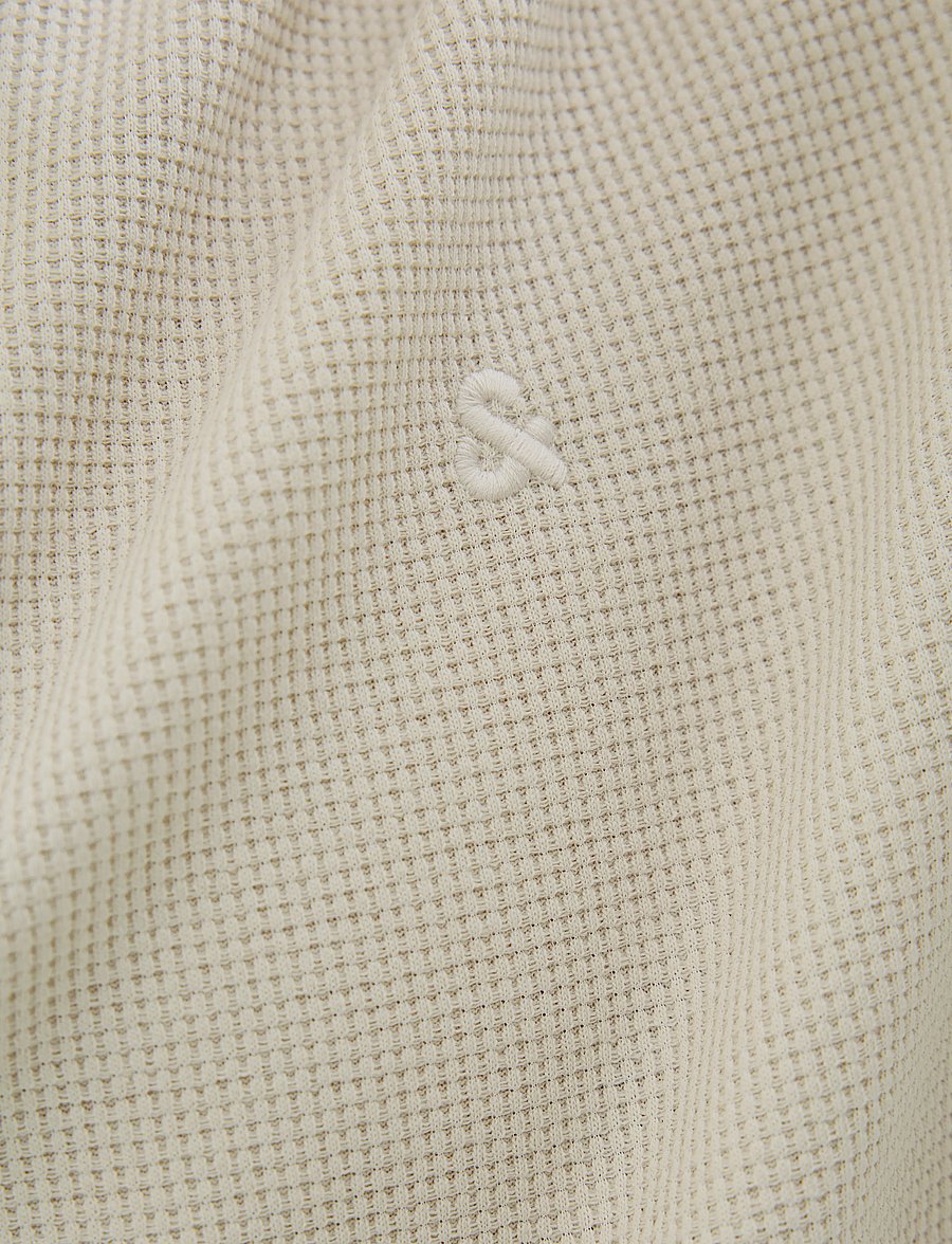 Jack & Jones - JJEAUSTIN ZIP POLO SS NOOS - kurzärmelig - moonbeam - 4