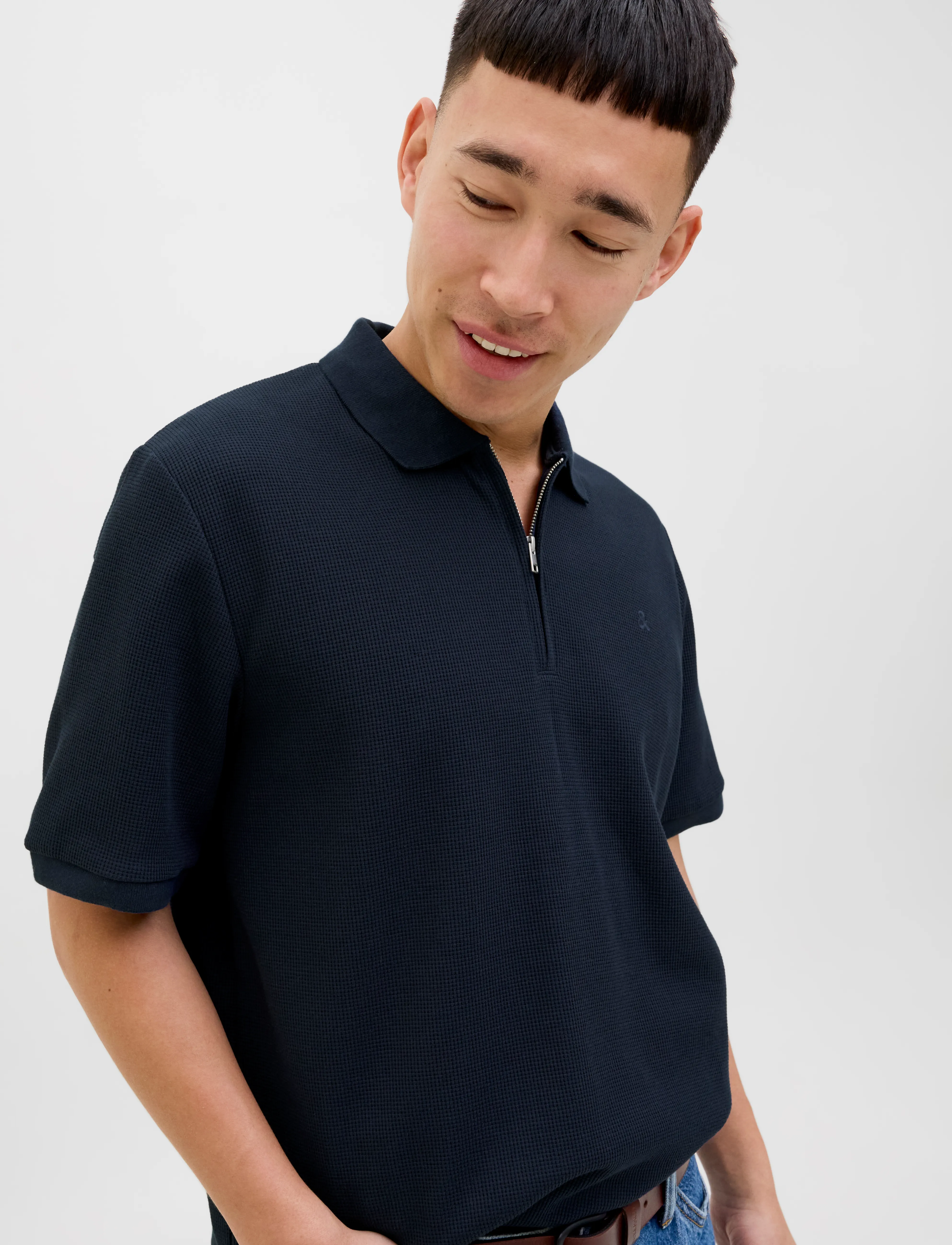 Jjeaustin Zip Polo Ss Noos 3