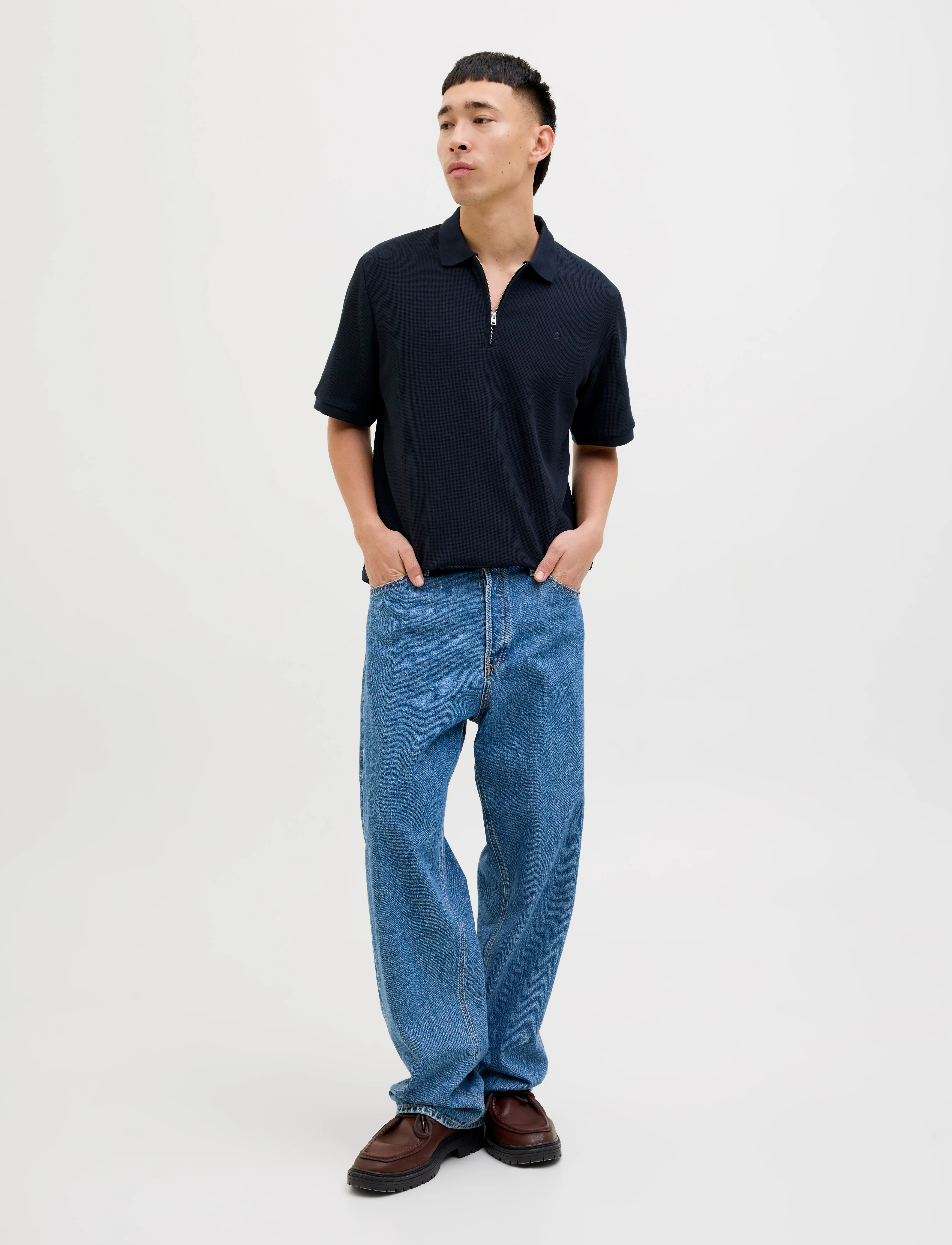 Jjeaustin Zip Polo Ss Noos 4