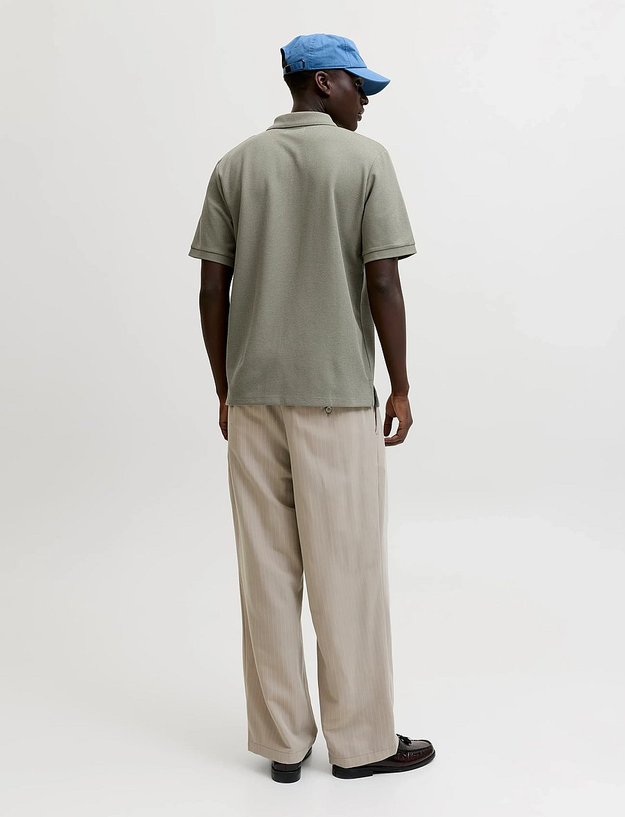 Jack & Jones - JJEAUSTIN ZIP POLO SS NOOS - short-sleeved polos - vetiver - 2