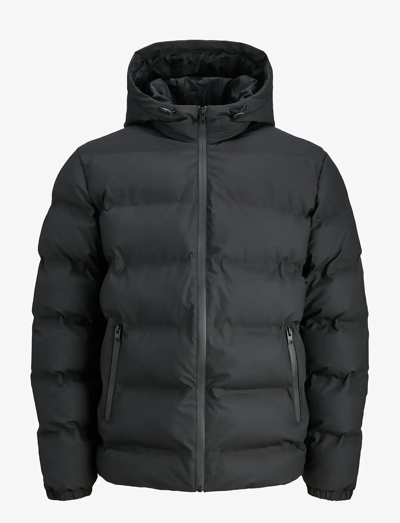 Jack & Jones JJELEMENTS PU PUFFER SN - Gefütterte Jacken - BLACK / black