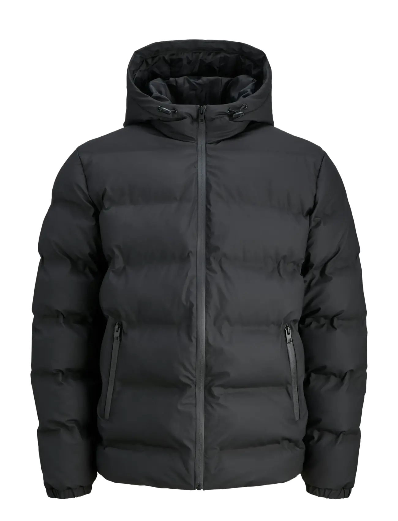 Jack & Jones JJELEMENTS PU PUFFER SN - Jack & Jones - BLACK / black