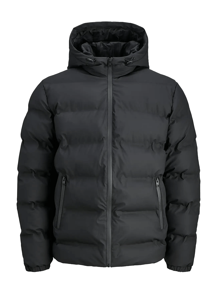 Jack & Jones - JJELEMENTS PU PUFFER SN - voodriga joped - black - 1