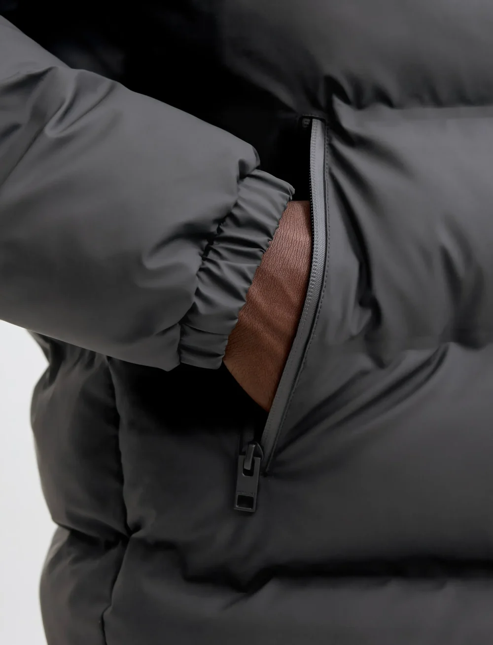 Jack & Jones - JJELEMENTS PU PUFFER SN - winterjacken - black - 5