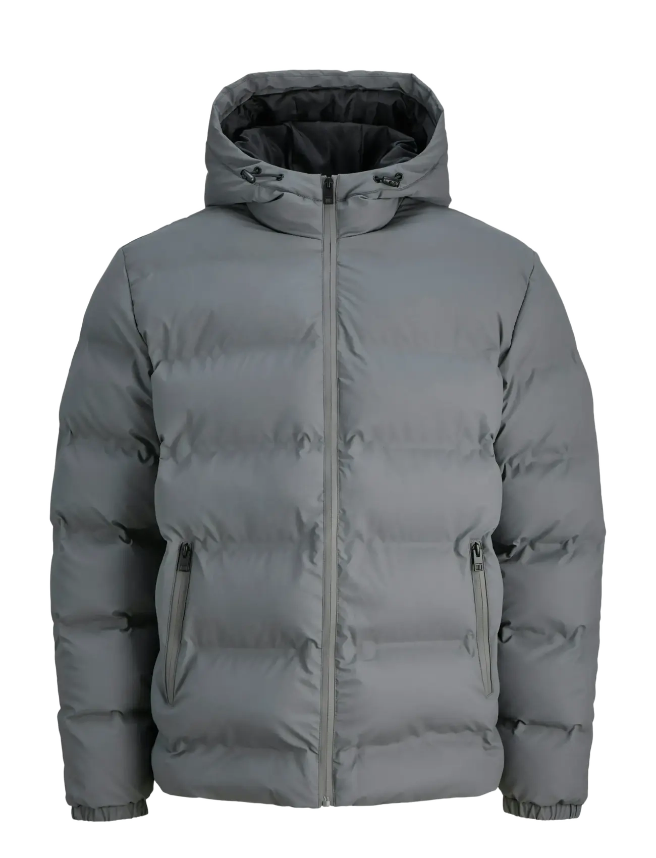 Jack & Jones JJELEMENTS PU PUFFER SN - Jack & Jones - CASTLEROCK / grey
