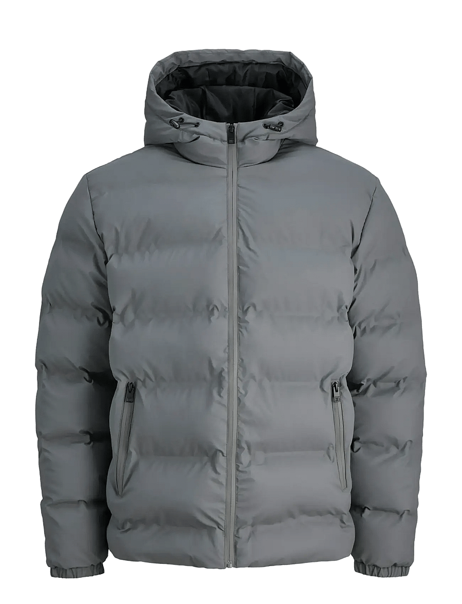 Jack & Jones - JJELEMENTS PU PUFFER SN - dūnu jakas - castlerock - 1