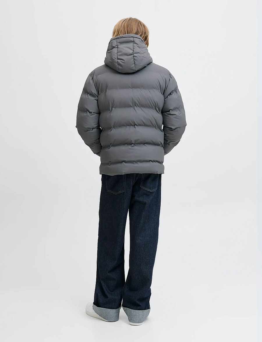 Jack & Jones - JJELEMENTS PU PUFFER SN - dūnu jakas - castlerock - 2