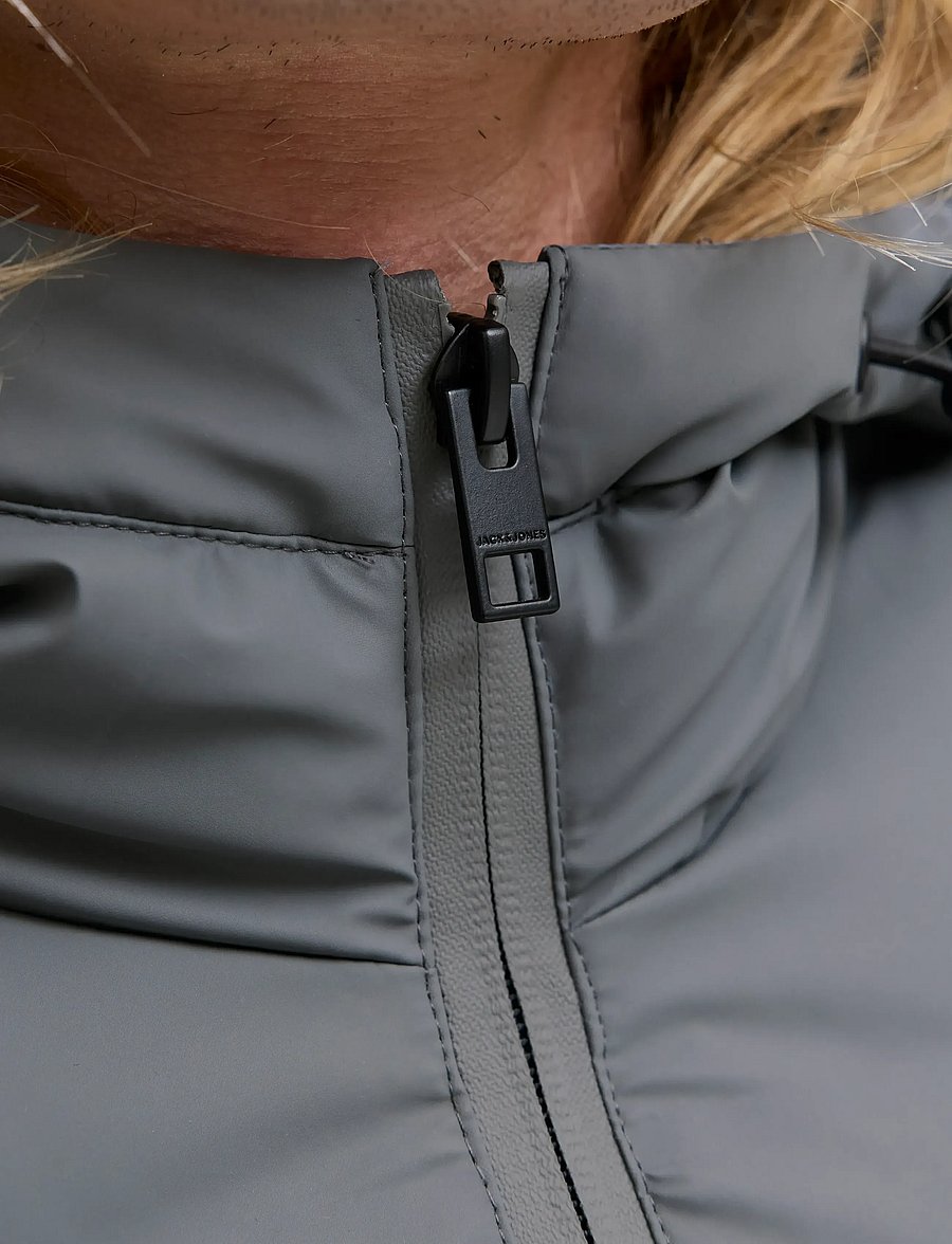 Jack & Jones - JJELEMENTS PU PUFFER SN - dūnu jakas - castlerock - 3