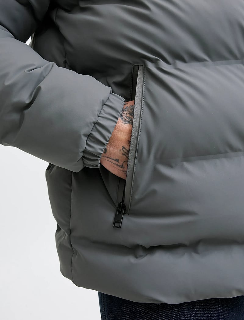 Jack & Jones - JJELEMENTS PU PUFFER SN - kurtki puchowe - castlerock - 4