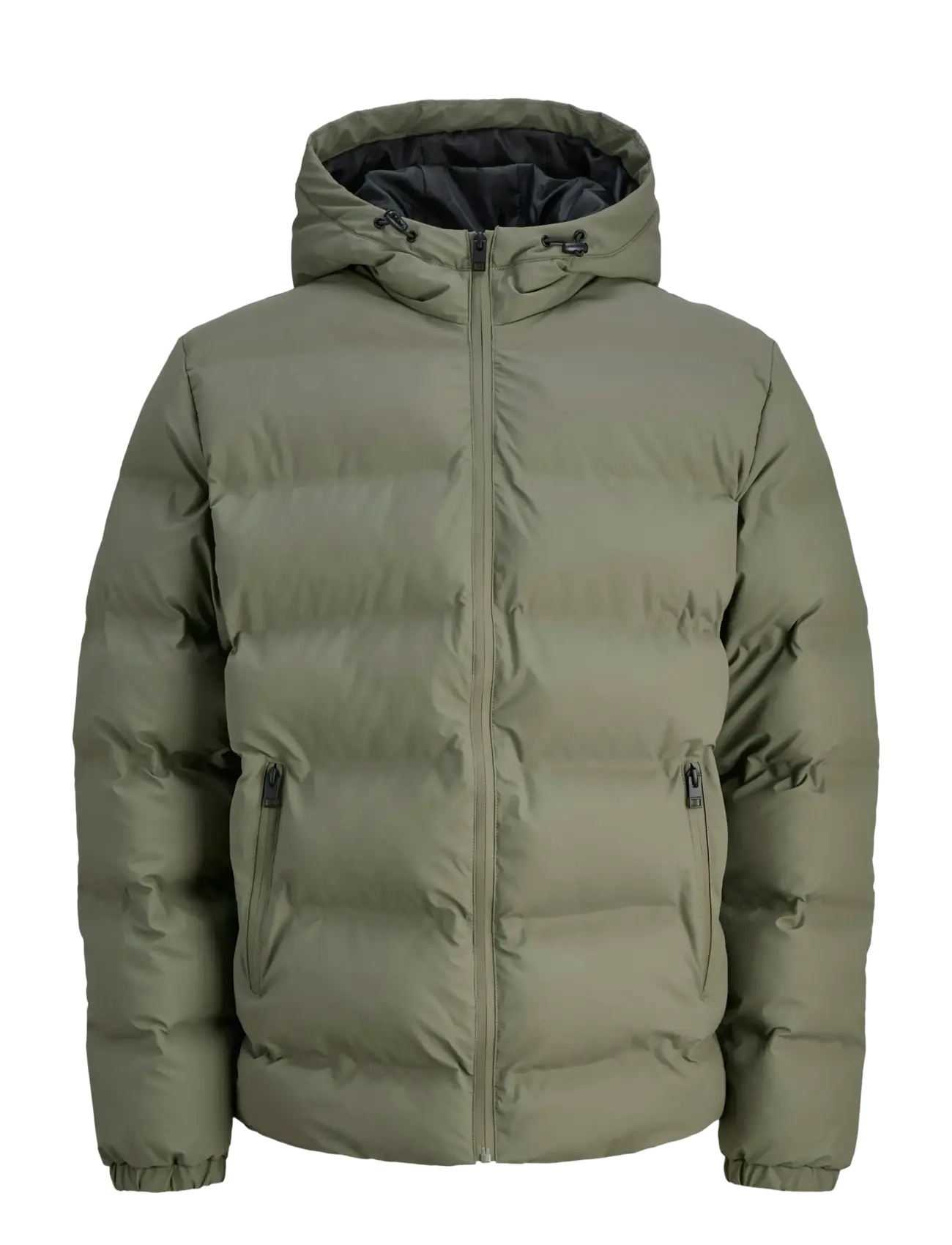 Jack & Jones JJELEMENTS PU PUFFER SN - Jack & Jones - DUSTY OLIVE / khaki/green
