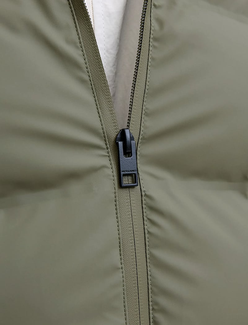 Jack & Jones - JJELEMENTS PU PUFFER SN - daunenjacken - dusty olive - 4
