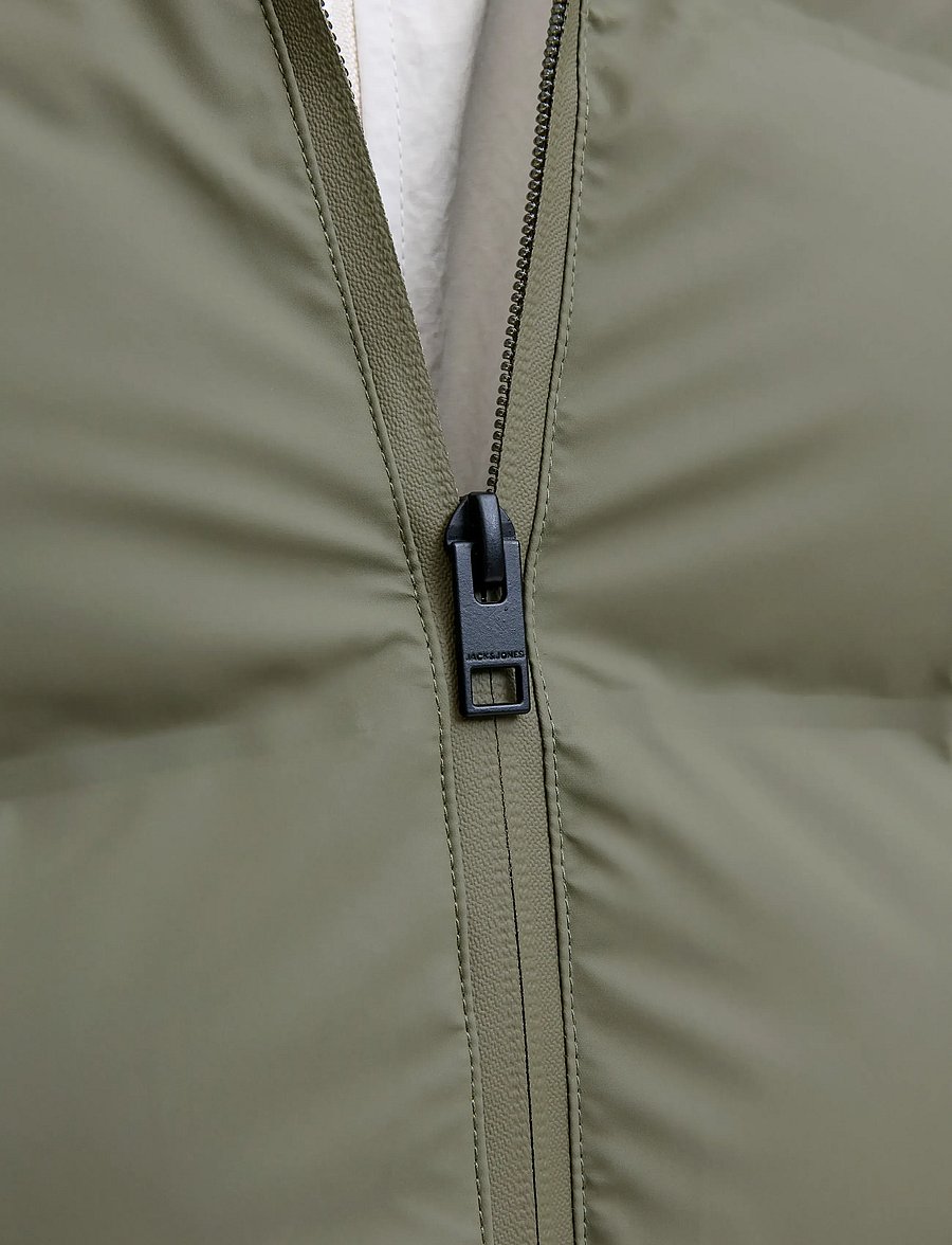 Jack & Jones - JJELEMENTS PU PUFFER SN - sulejoped - dusty olive - 4