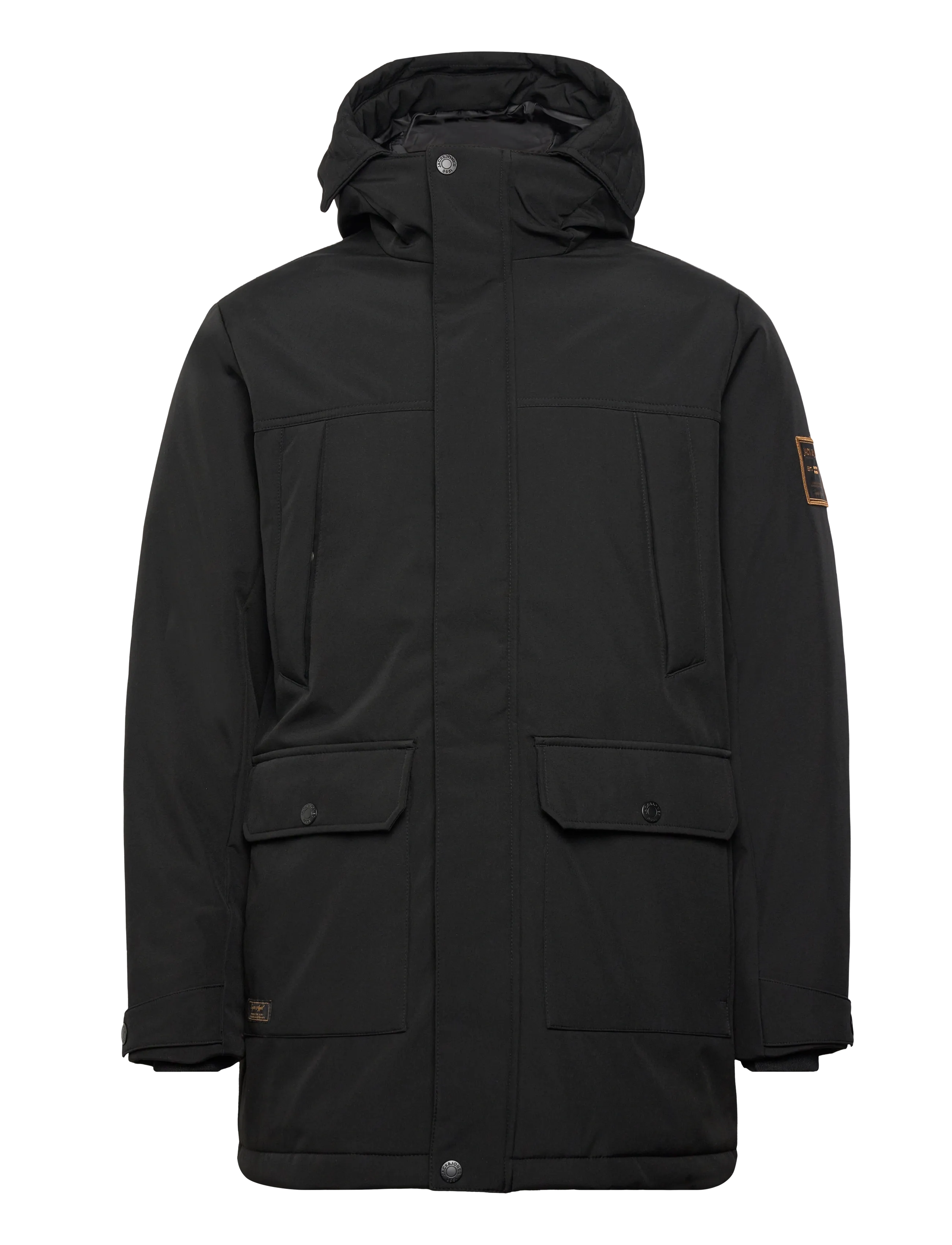 JACK & JONES Jjfinn Softshell Parka Schwarz - S - Herren