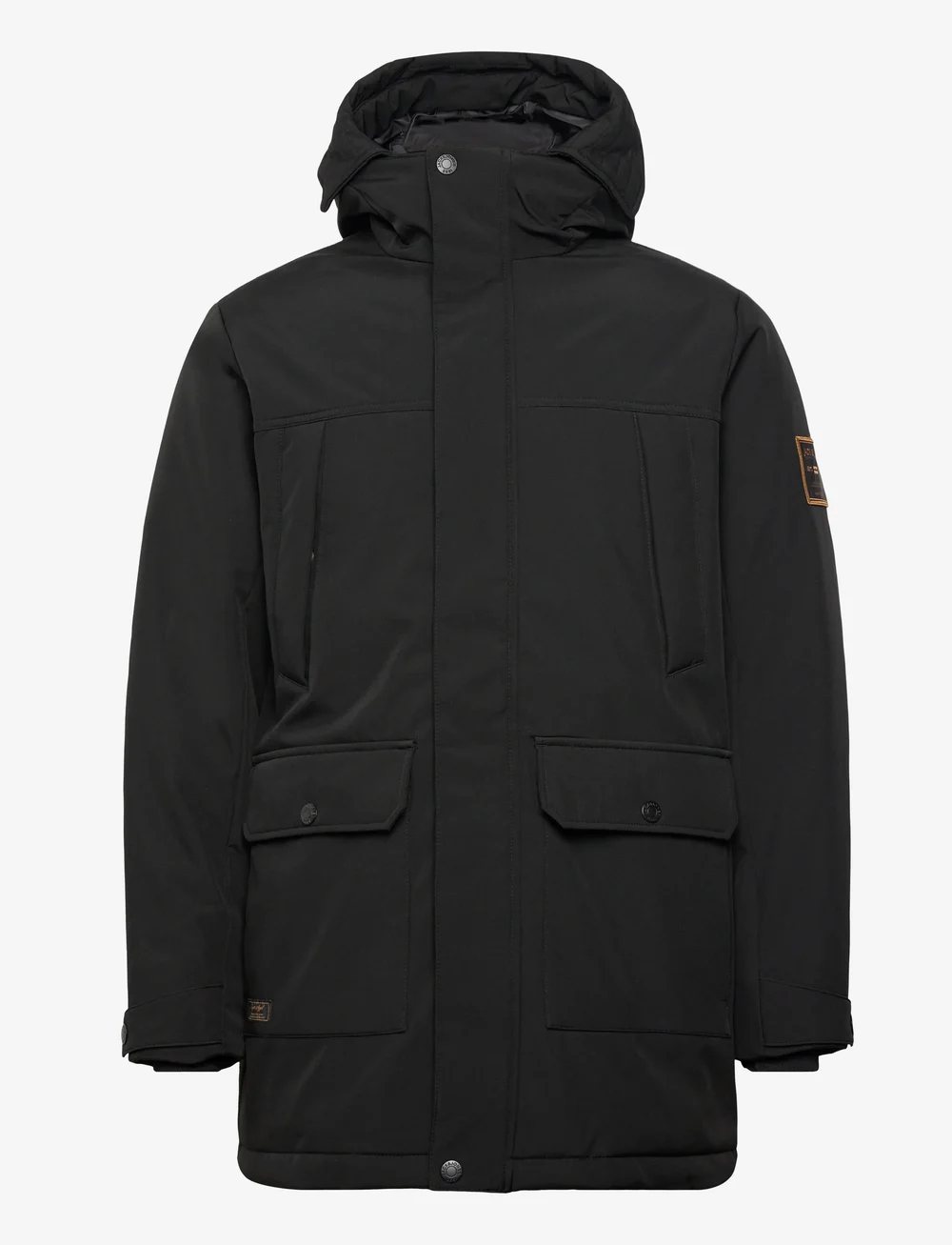 Jack & Jones - JJFINN SOFTSHELL PARKA - vinterjackor - black - 0