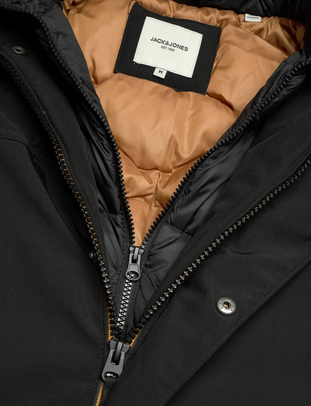 Jack & Jones - JJFINN SOFTSHELL PARKA - vinterjackor - black - 2