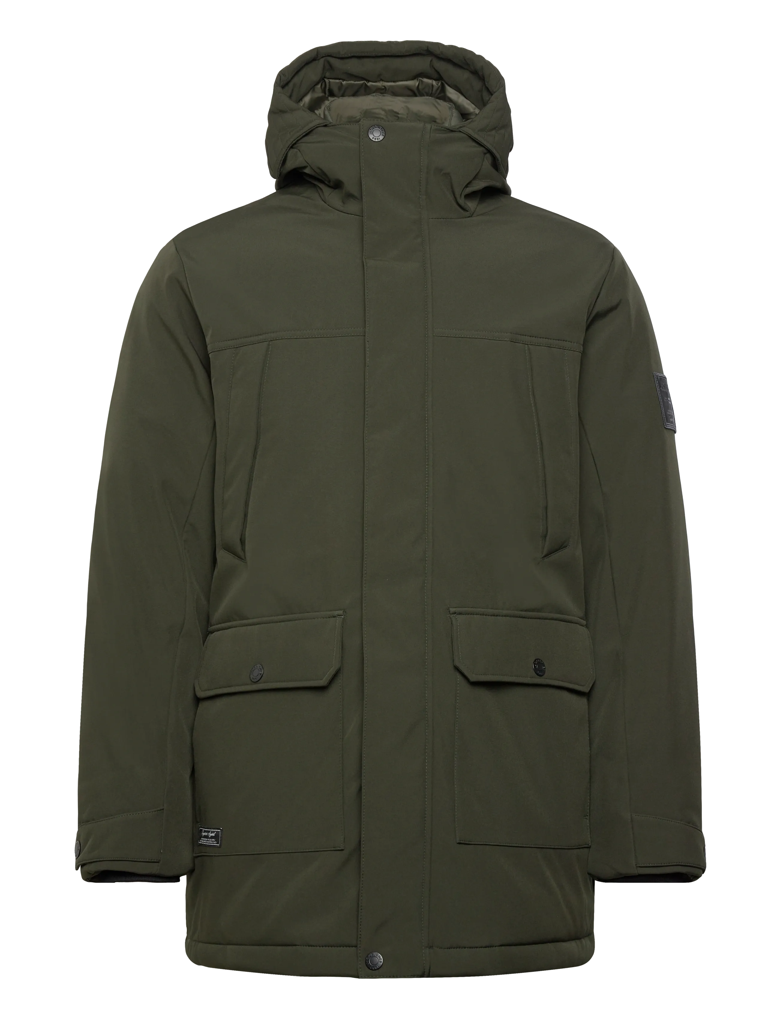 Jack & Jones JJFINN SOFTSHELL PARKA - Kleidung - ROSIN / green