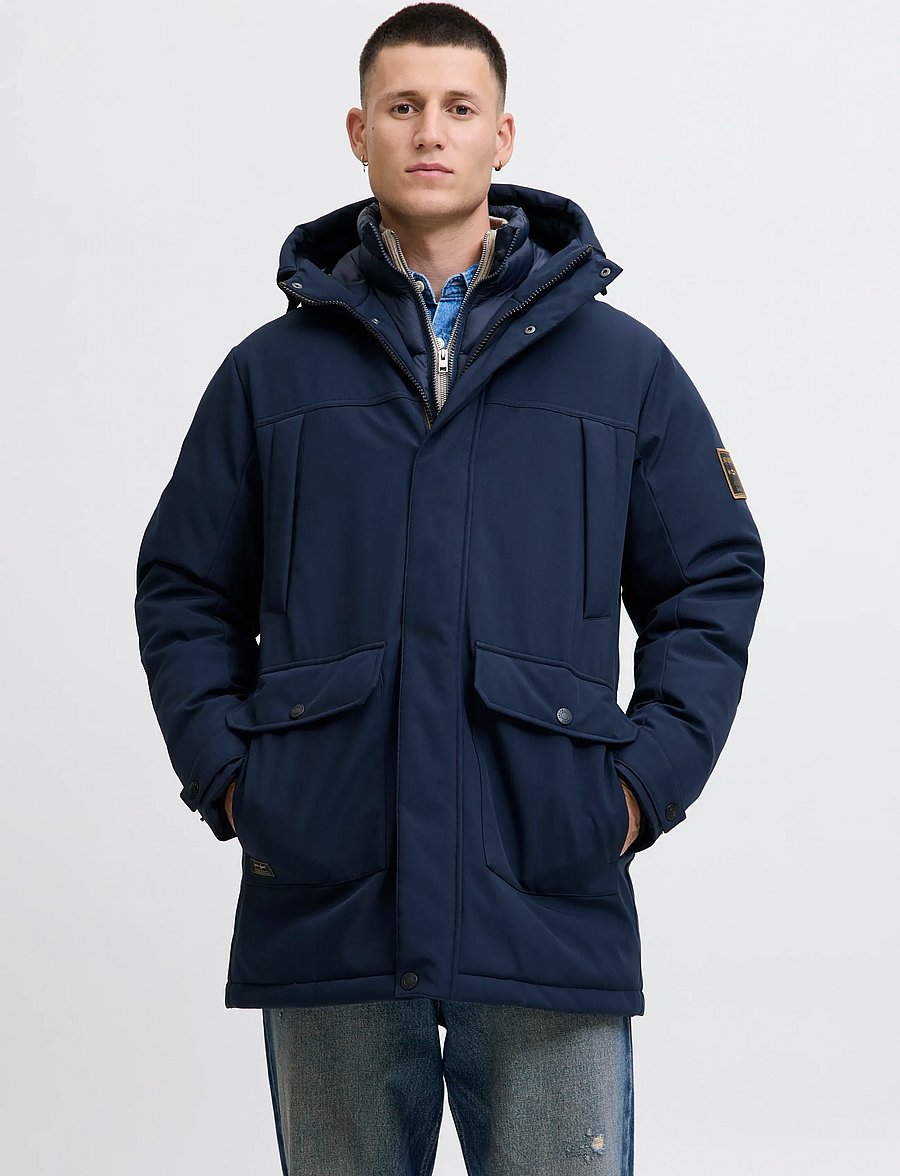 Jack & Jones - JJFINN SOFTSHELL PARKA - parkatakit - sky captain - 0