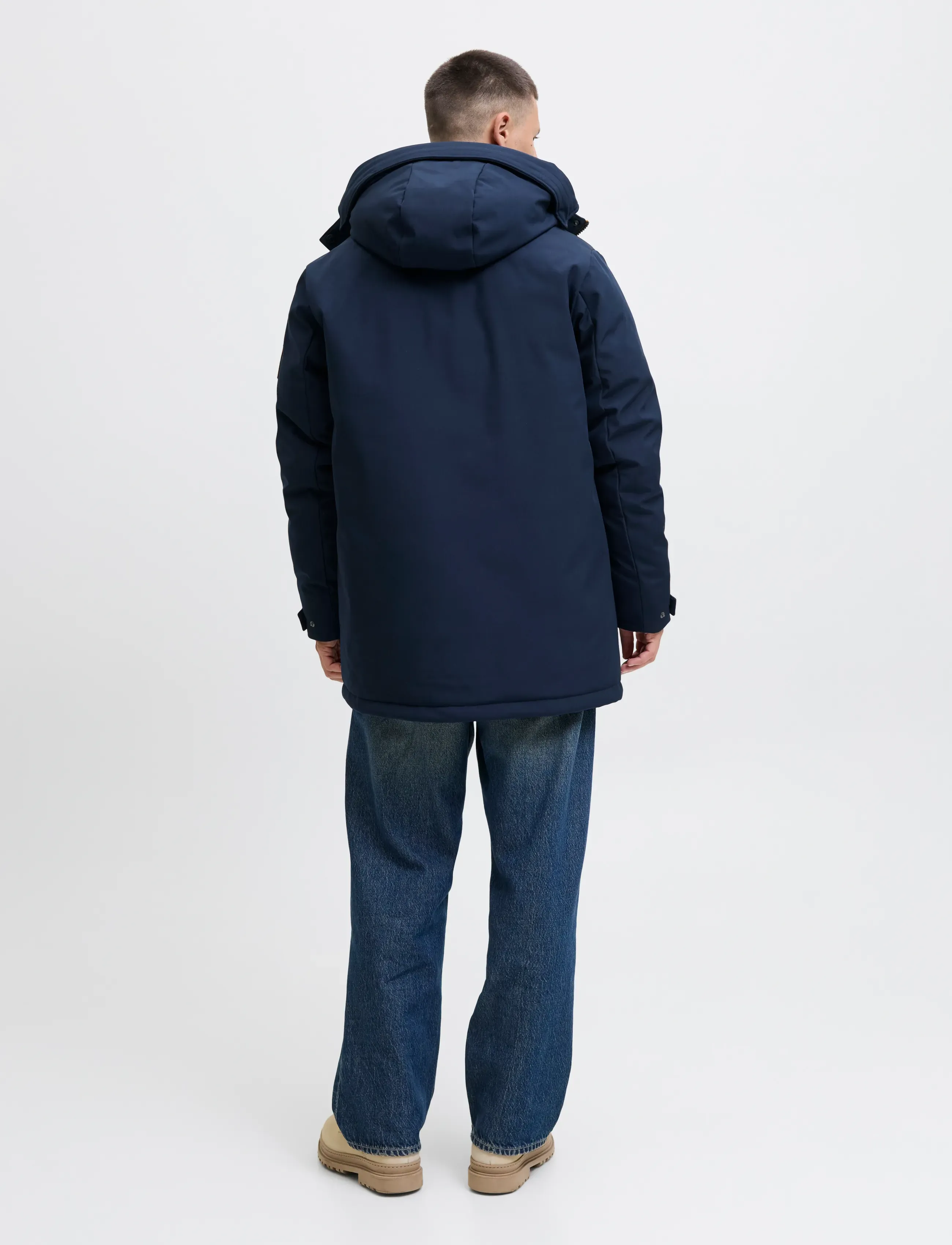 Jack & Jones - JJFINN SOFTSHELL PARKA - parkad - sky captain - 2