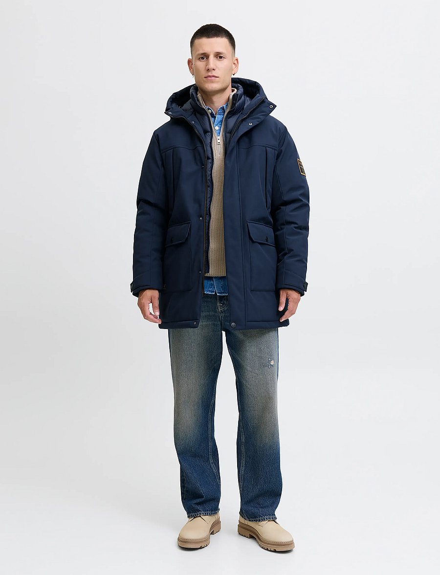 Jack & Jones - JJFINN SOFTSHELL PARKA - parkatakit - sky captain - 5