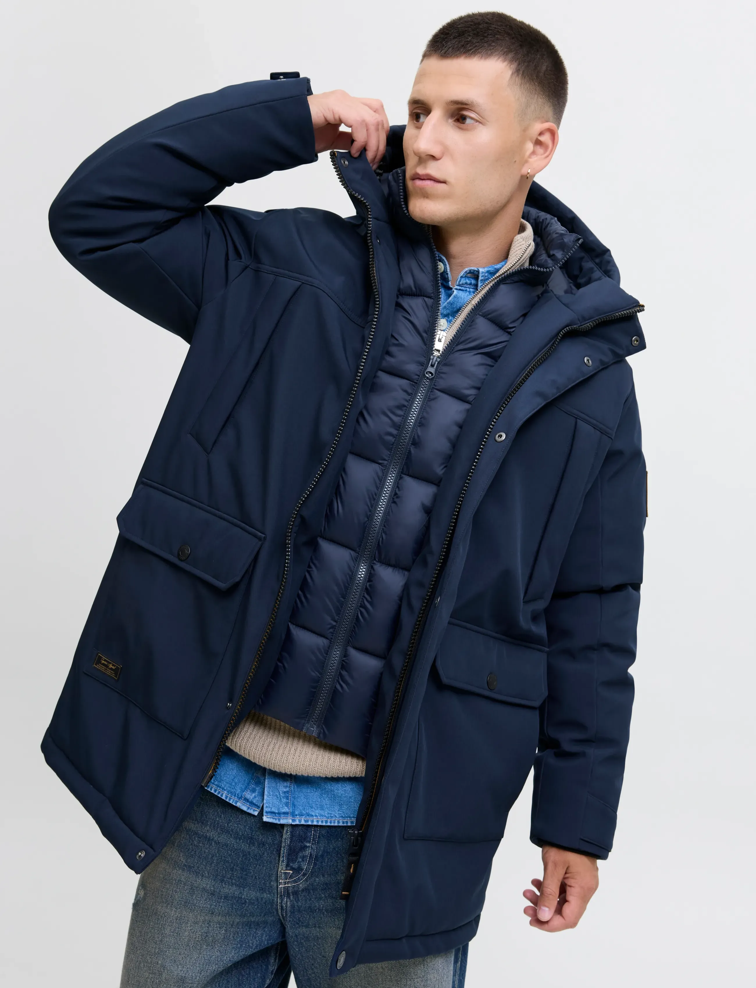 JACK & JONES Jjfinn Softshell Parka vinterjackor herr – bild 6
