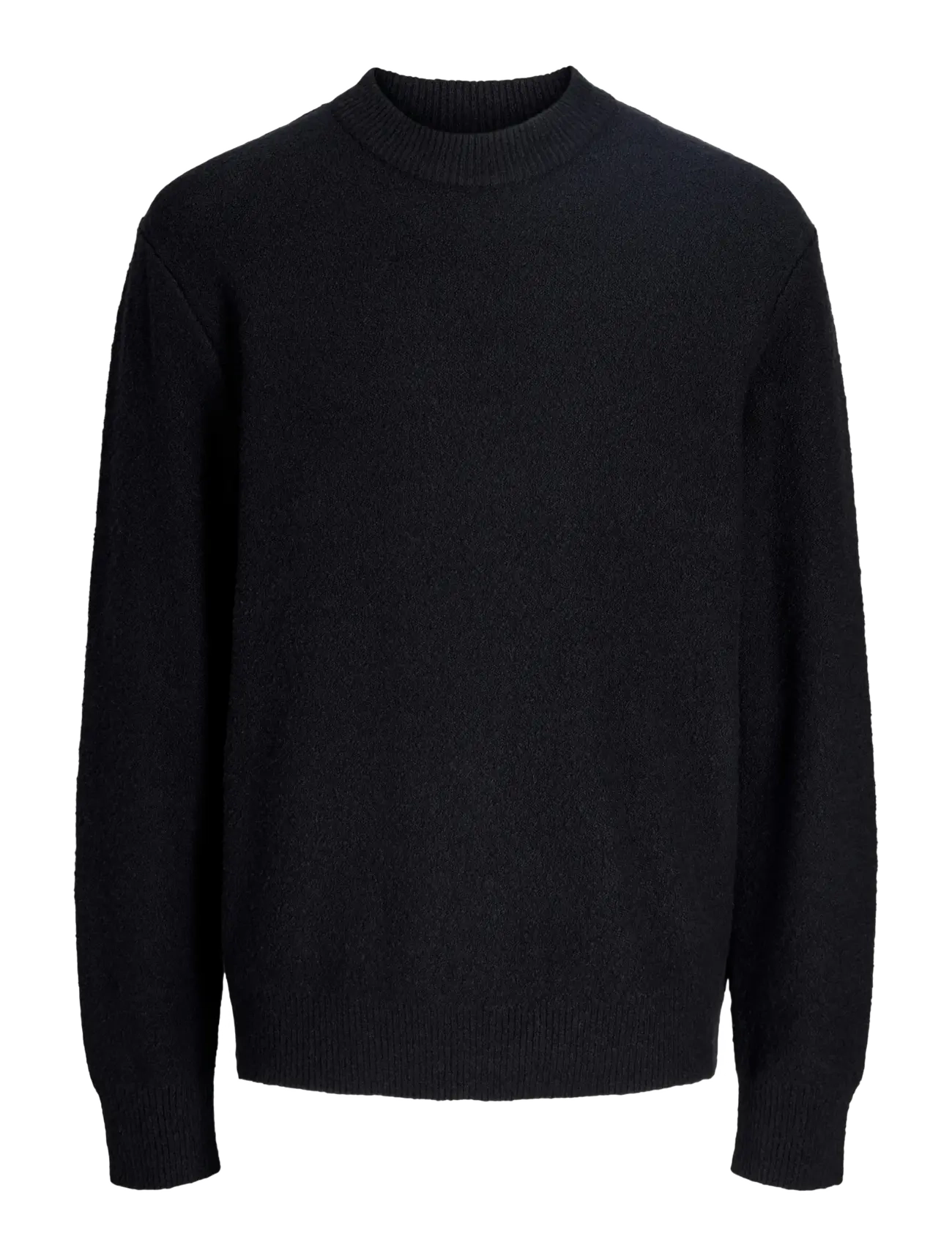Jack & Jones JJSPENCE KNIT CREW NECK - Basic-Strickmode - BLACK / black