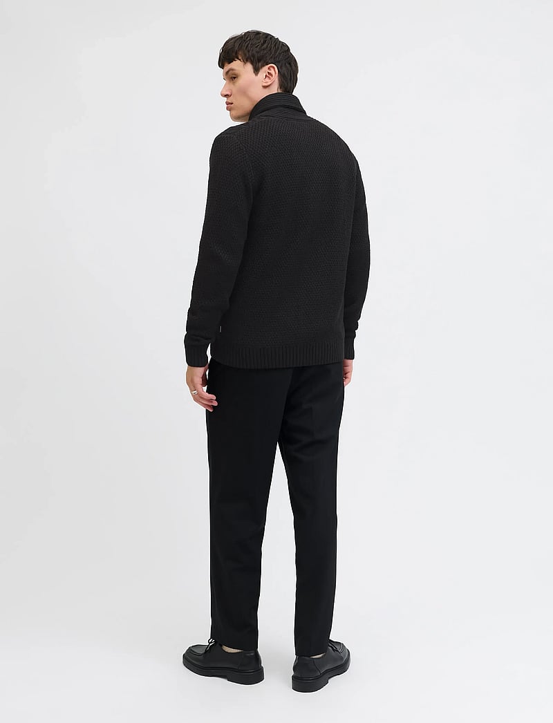 Jack & Jones - JJPAUL KNIT SHAWL CARDIGAN - cardigans - black - 2