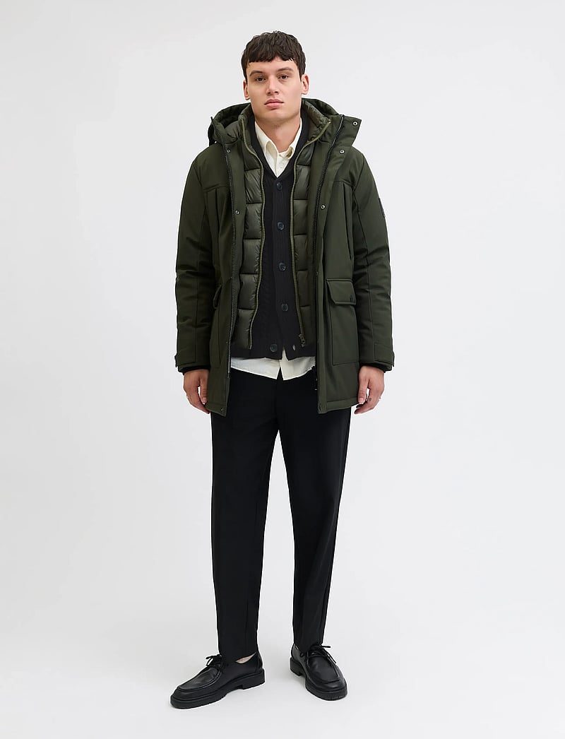 Jack & Jones - JJPAUL KNIT SHAWL CARDIGAN - cardigans - black - 3