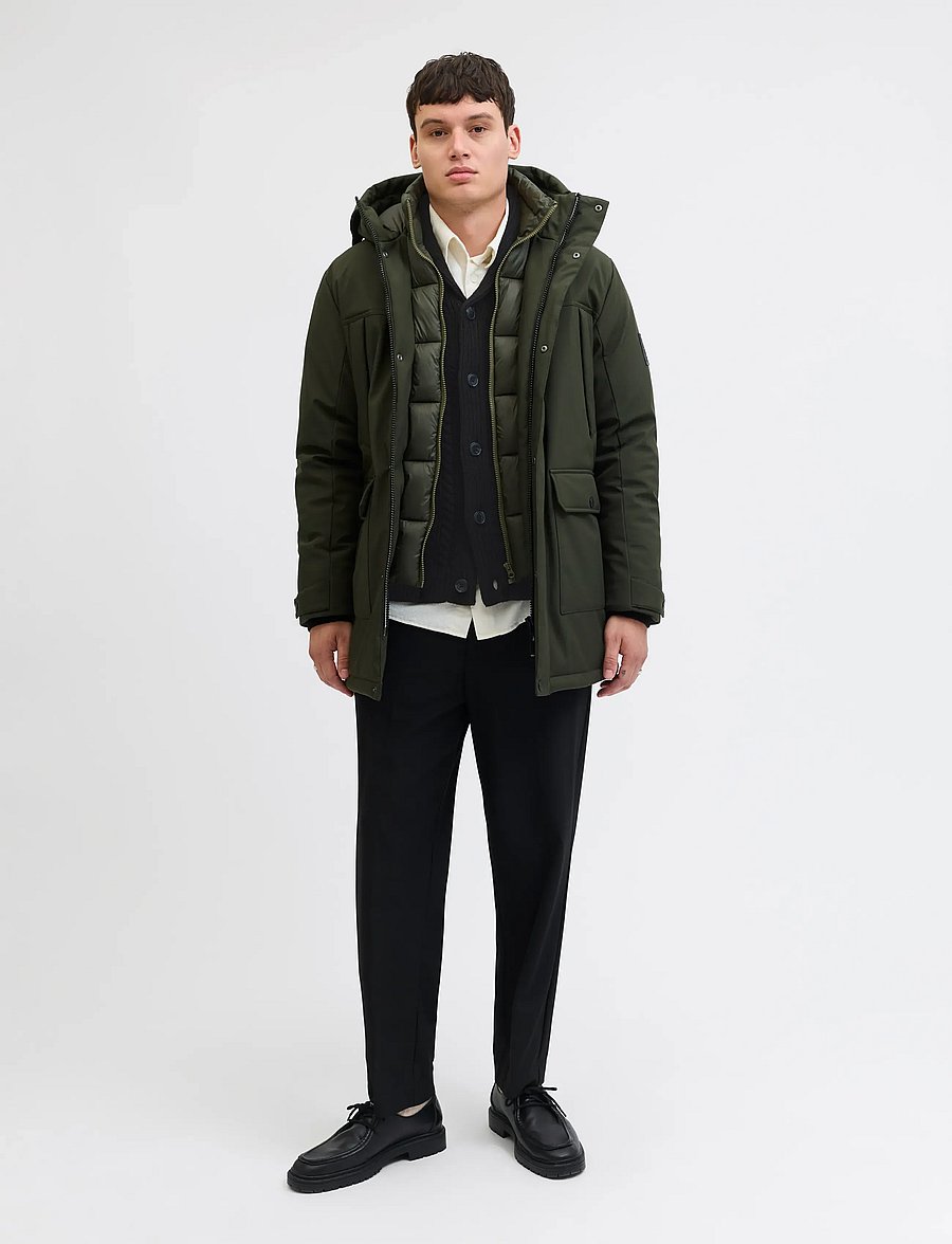 Jack & Jones - JJPAUL KNIT SHAWL CARDIGAN - cardigans - black - 3