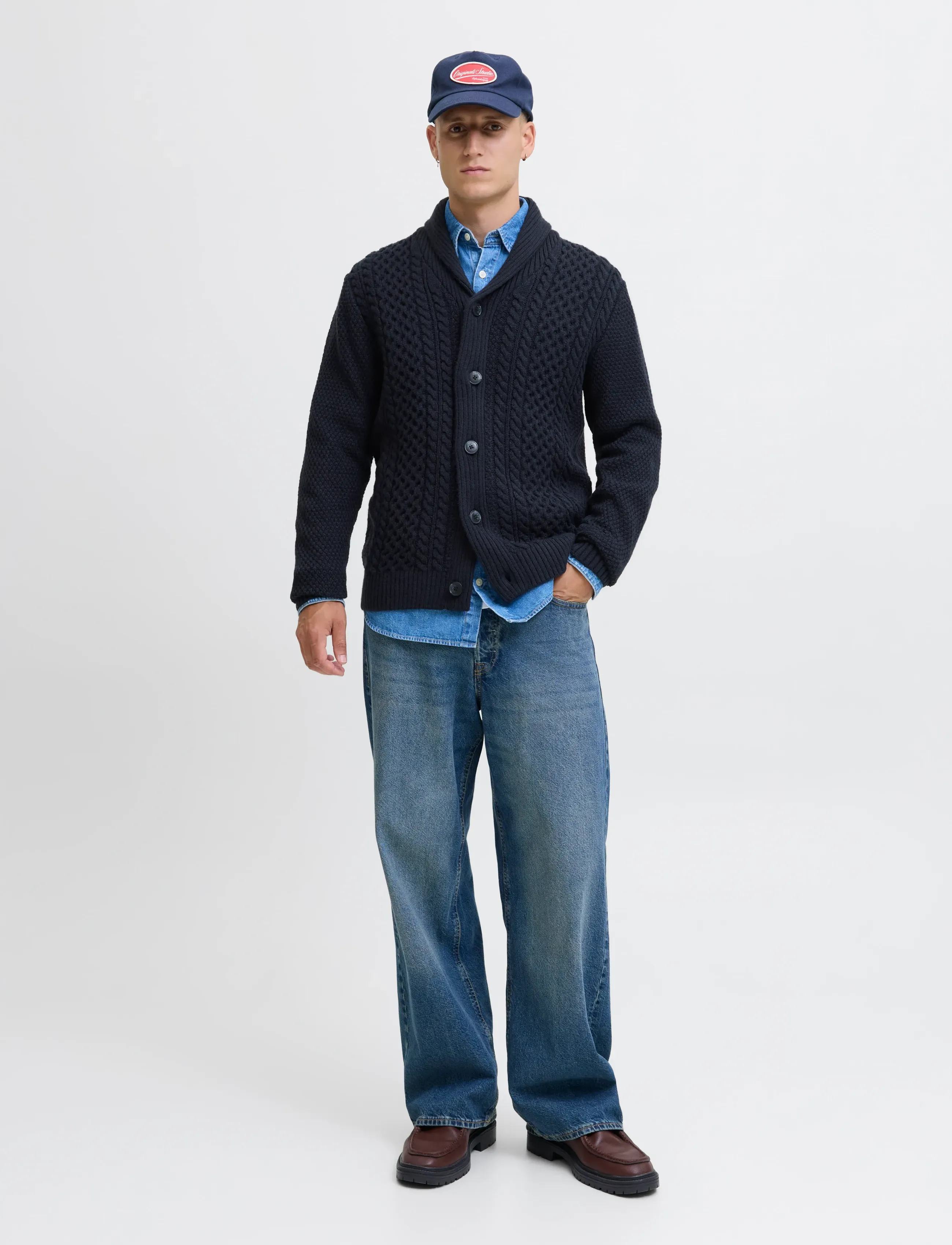 Jjpaul Knit Shawl Cardigan