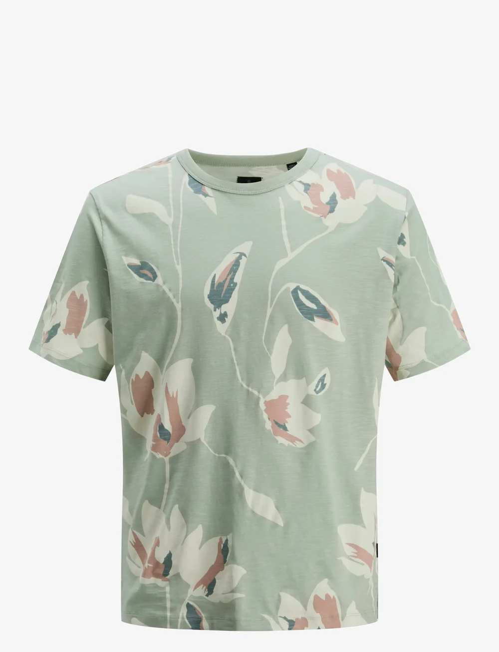 Jack & Jones - JPRBLAPALERMO AOP SS TEE - kortärmade t-shirts - aqua gray - 1