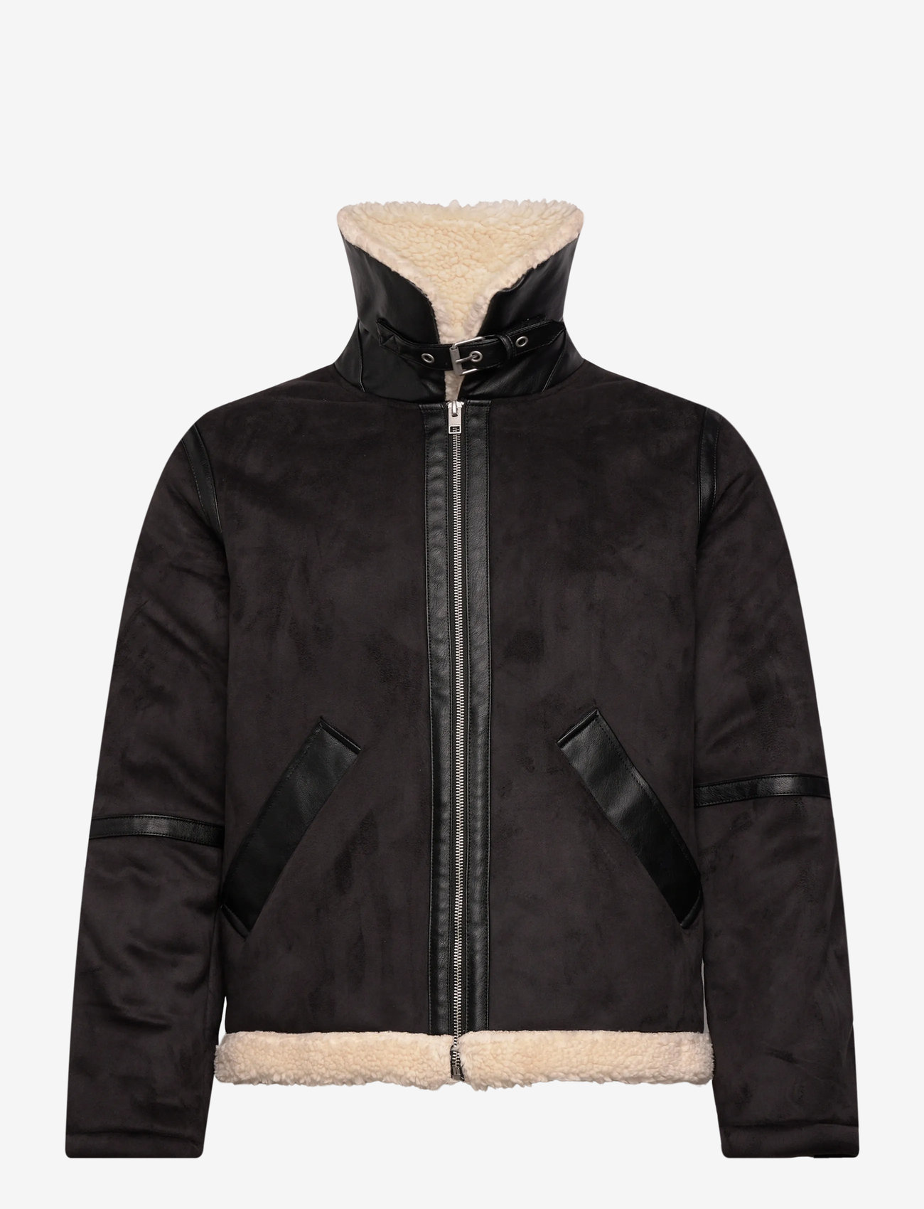 Jack & Jones - JJCOLE AVIATOR JACKET - syystakit - black - 1