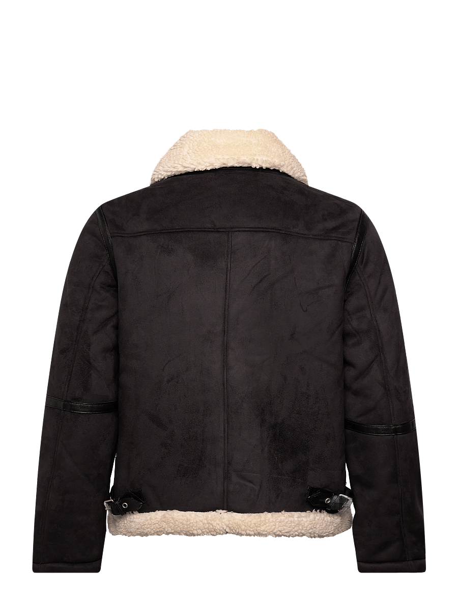 Jack & Jones - JJCOLE AVIATOR JACKET - fall jackets - black - 2