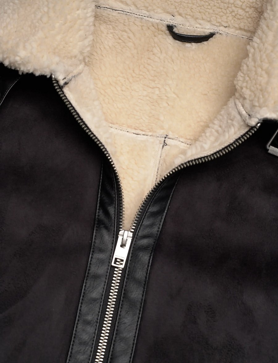 Jack & Jones - JJCOLE AVIATOR JACKET - fall jackets - black - 3