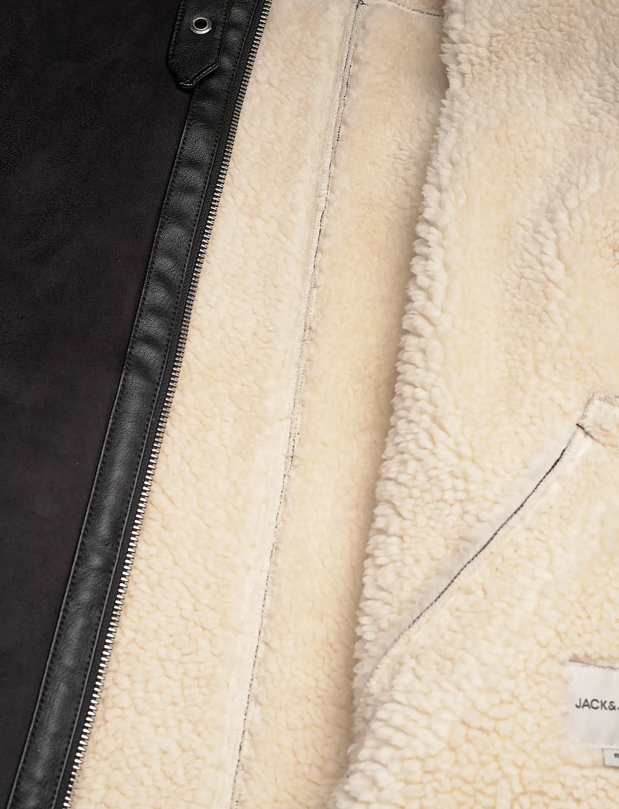 Jack & Jones - JJCOLE AVIATOR JACKET - fall jackets - black - 5