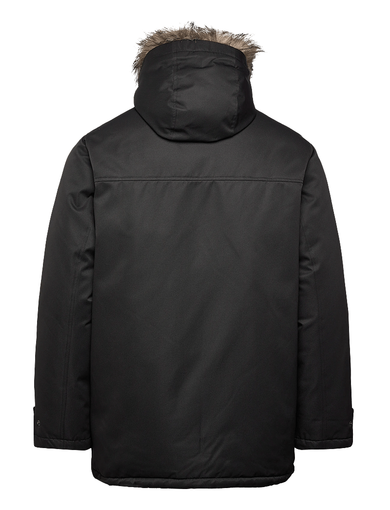 Jack & Jones - JJCHARLIE DETACHABLE FAUX FUR PARKA - winterjacken - black - 2