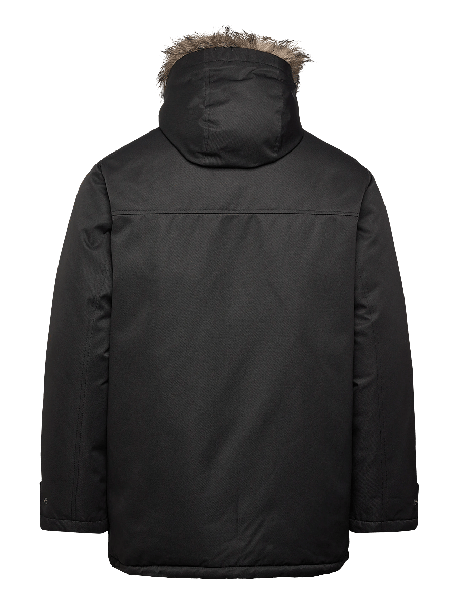 Jack & Jones - JJCHARLIE DETACHABLE FAUX FUR PARKA - parkas - black - 2