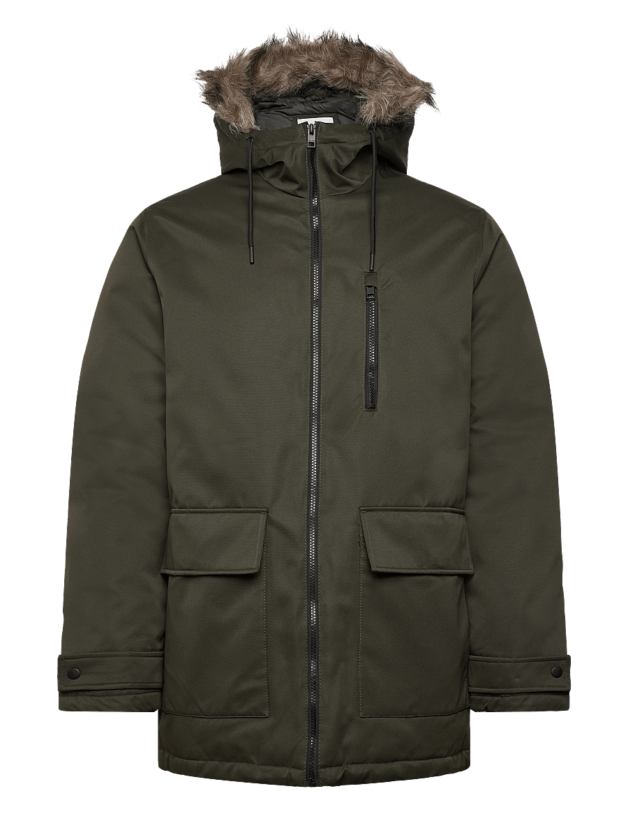 Jack & Jones - JJCHARLIE DETACHABLE FAUX FUR PARKA - parkas - rosin - 1