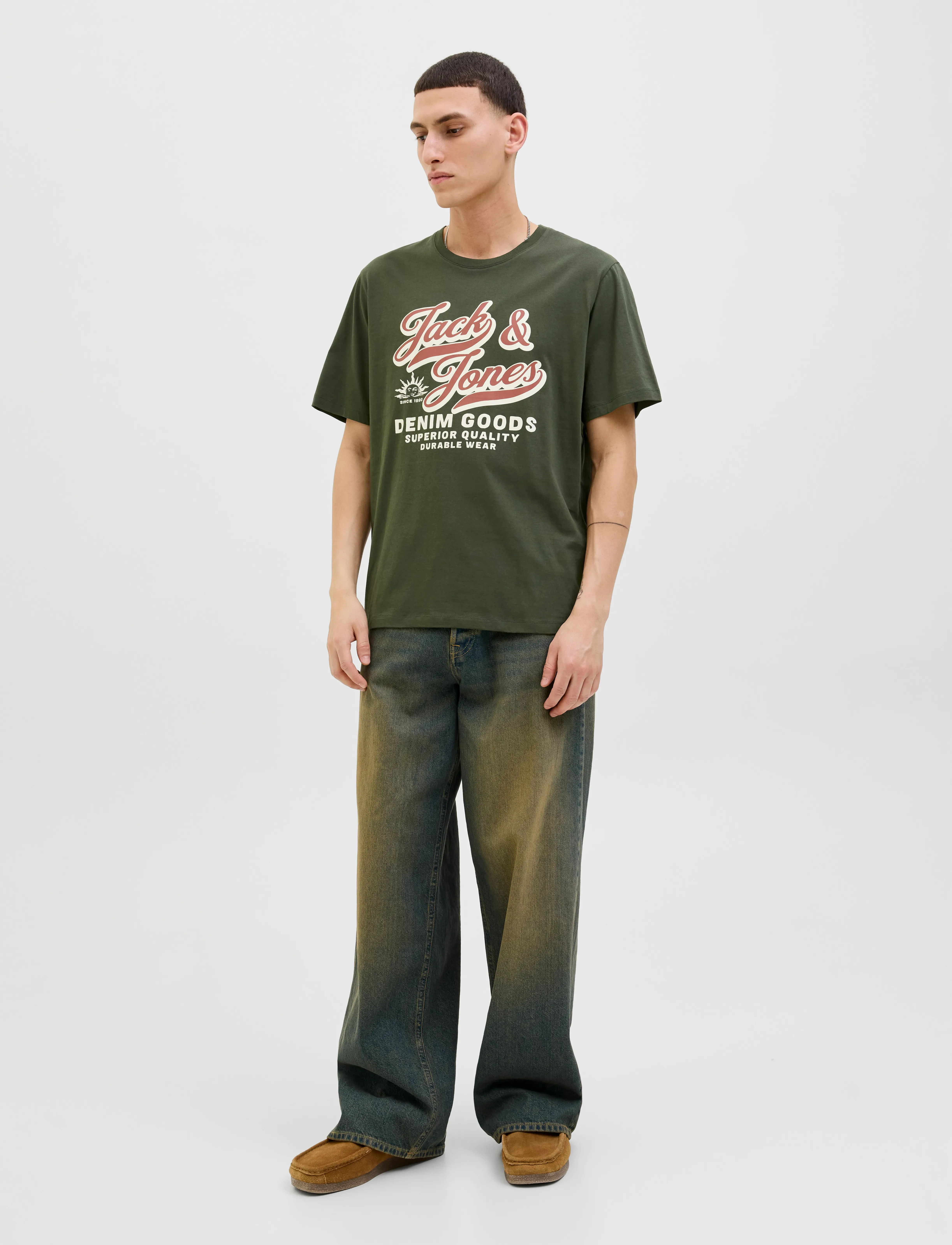 Jack & Jones - JJELOGO TEE SS O-NECK 2 COL AW25 SN - t-shirts à manches courtes - duffel bag - 4