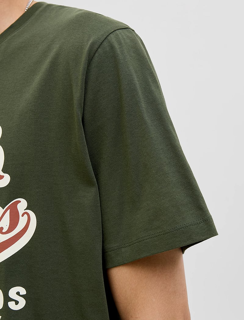 Jack & Jones - JJELOGO TEE SS O-NECK 2 COL AW25 SN - short-sleeved t-shirts - duffel bag - 5