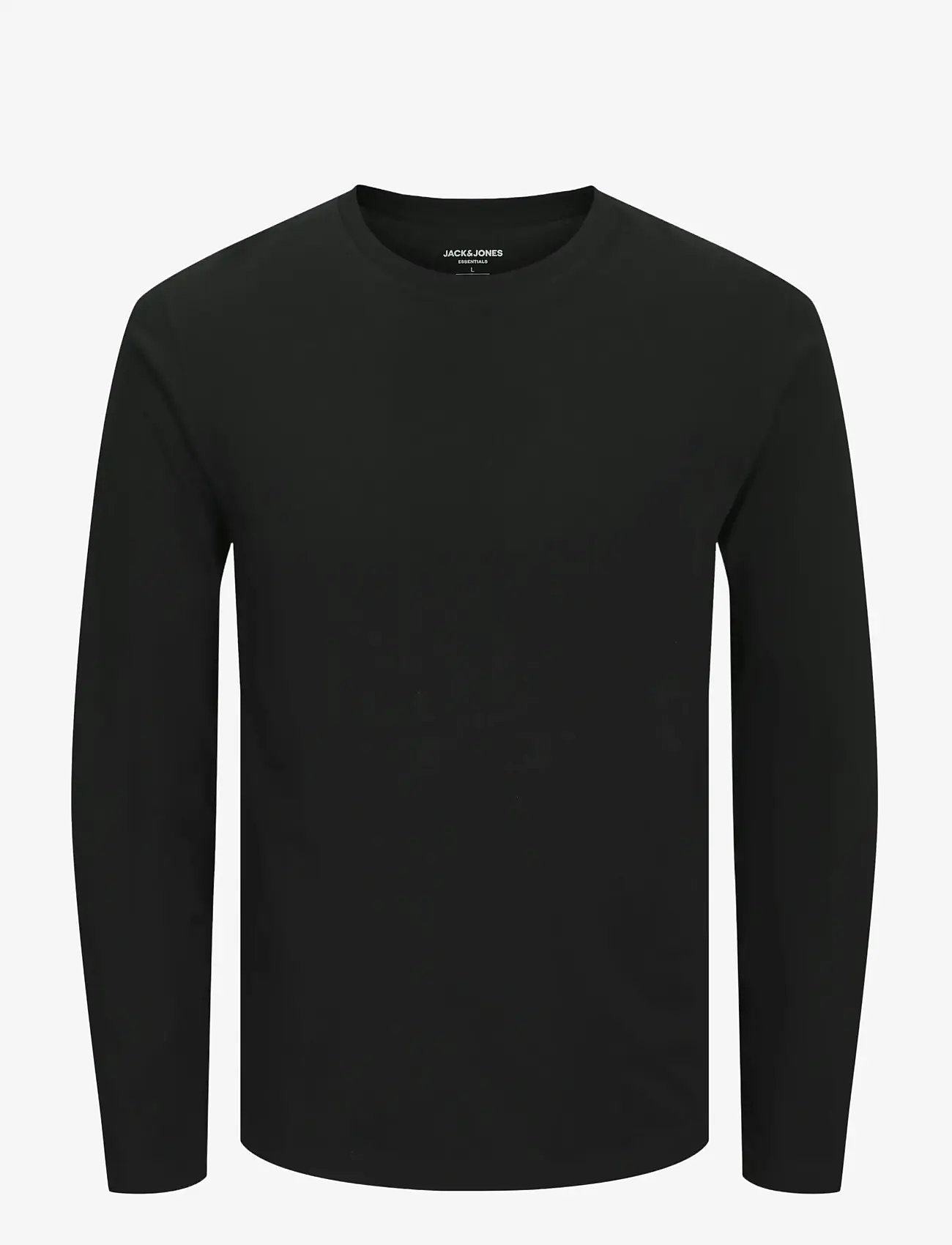 Jack & Jones - JJEORGANIC BASIC TEE LS O-NECK NOOS - langærmede t-shirts - black - 1