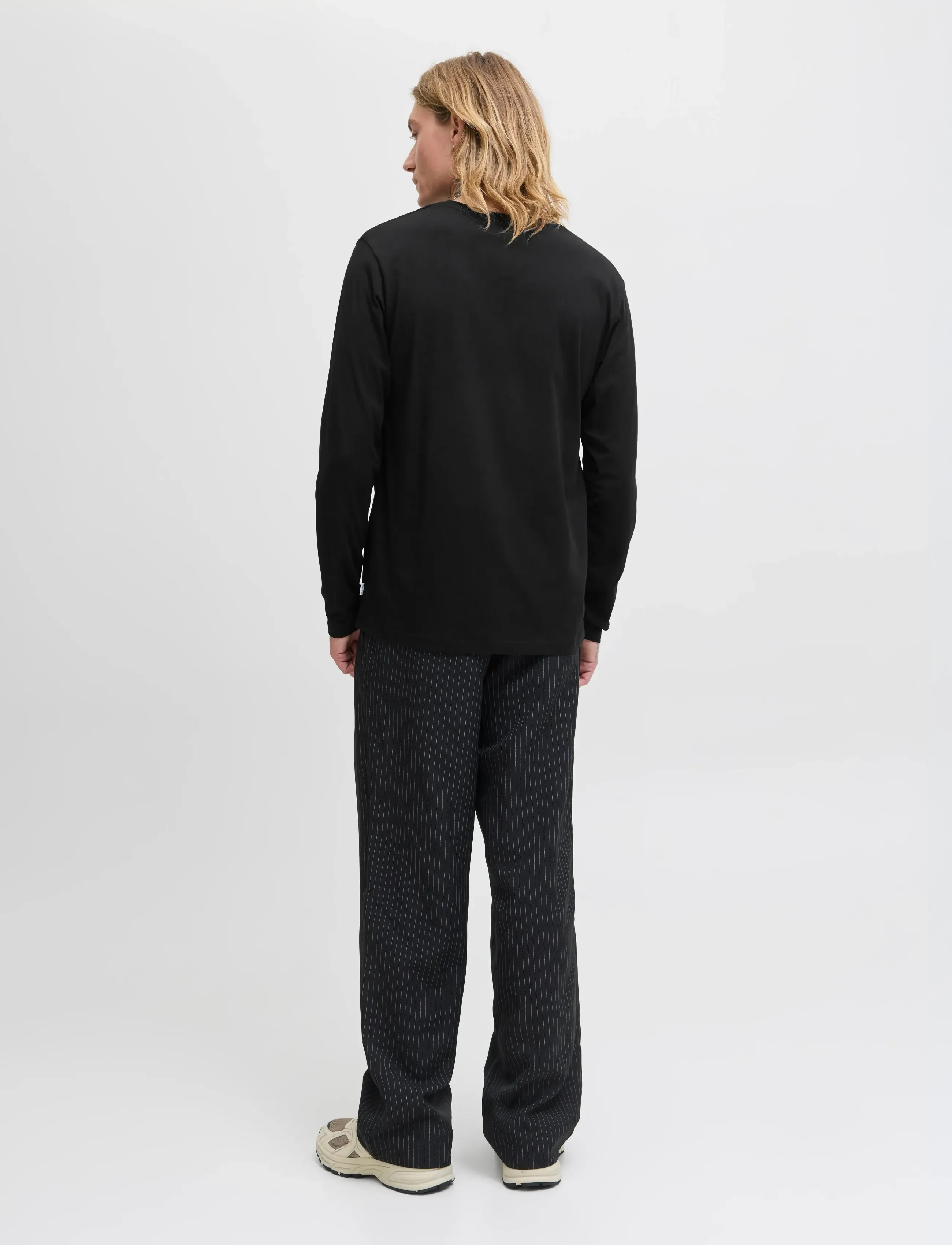 Jack & Jones - JJEORGANIC BASIC TEE LS O-NECK NOOS - lange mouwen - black - 2