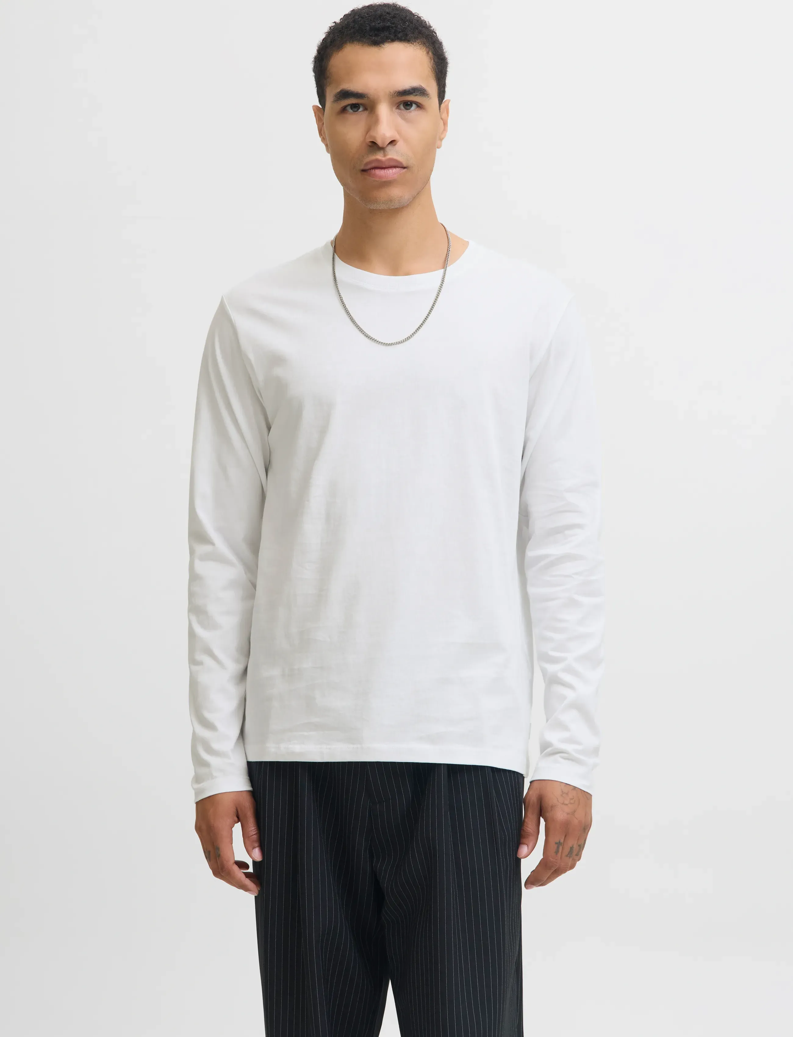 Jjeorganic Basic Tee Ls O-Neck Noos