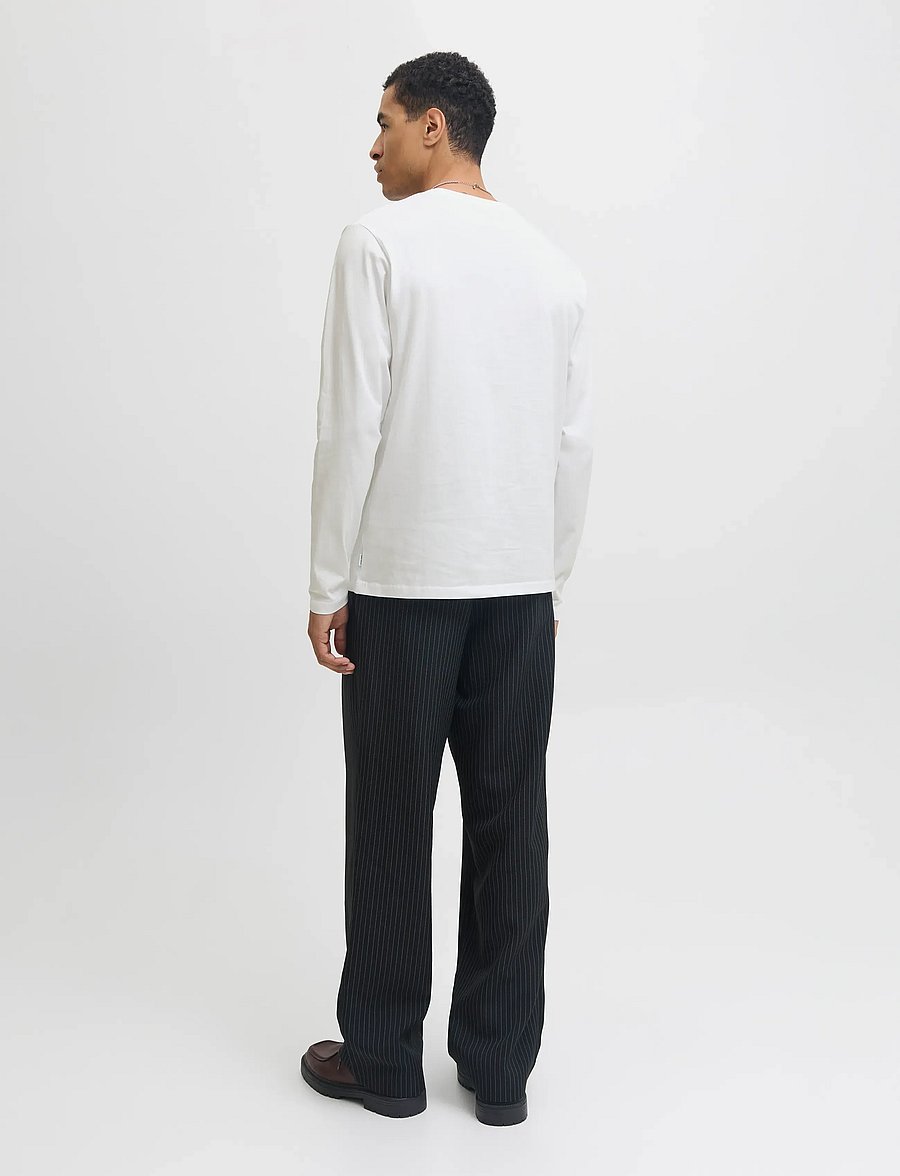 Jack & Jones - JJEORGANIC BASIC TEE LS O-NECK NOOS - pitkähihaiset - white - 3