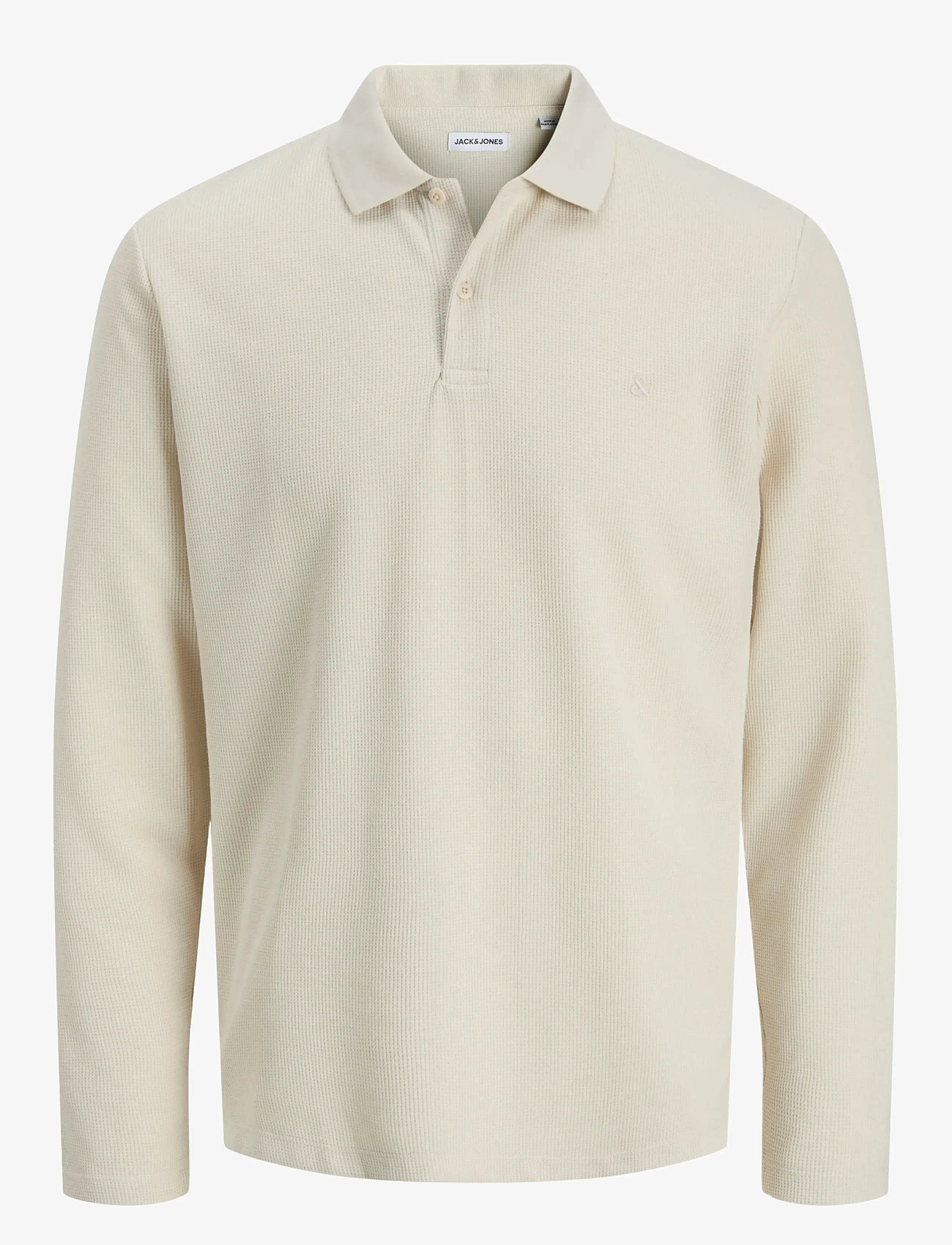 Jack & Jones - JJEAUSTIN POLO LS NOOS - långärmade pikéer - moonbeam - 1