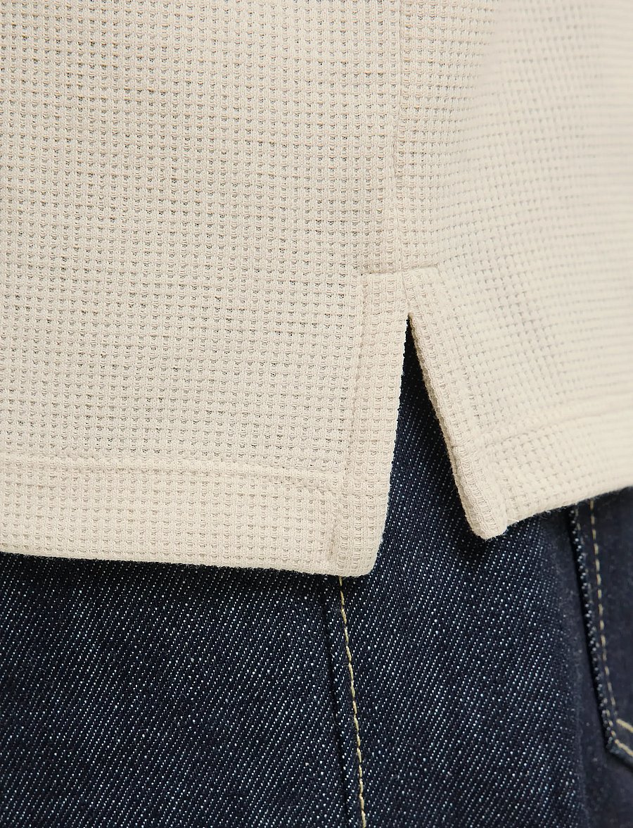 Jack & Jones - JJEAUSTIN POLO LS NOOS - långärmade pikéer - moonbeam - 5